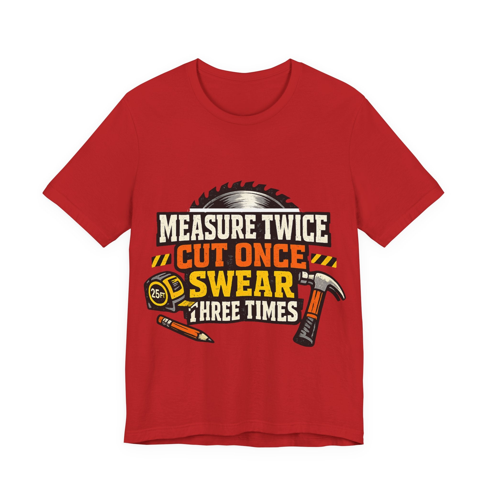 Measure Swear Repeat Construction Hoodie
