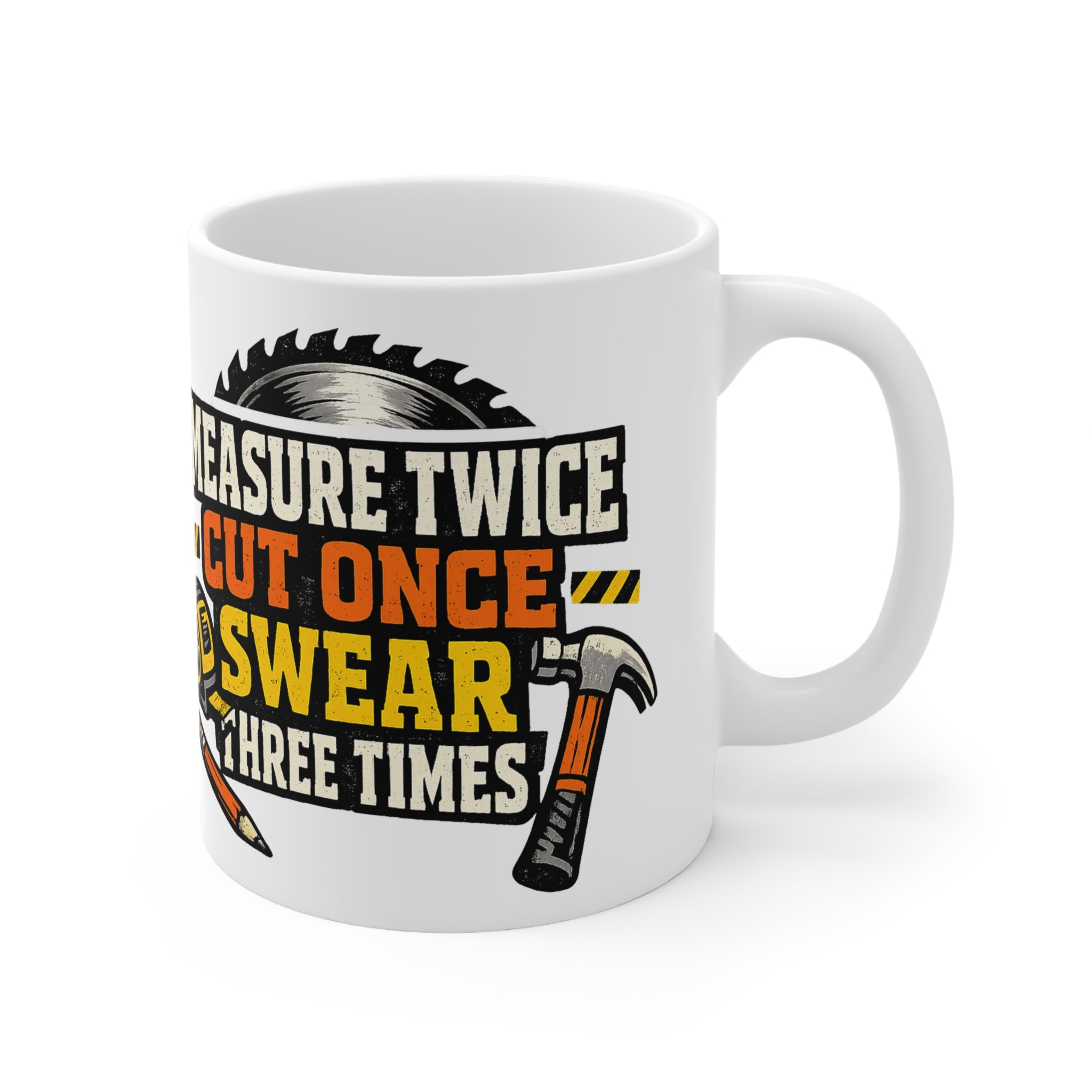 Measure Swear Repeat Construction Hoodie