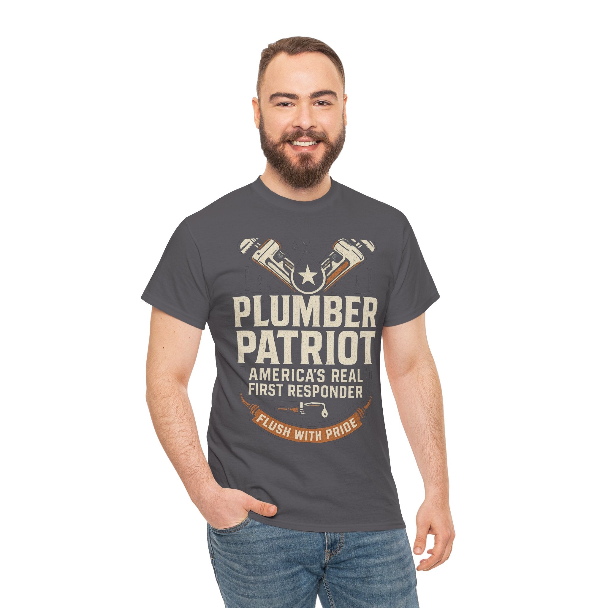 Plumber Patriot's Trade Tee