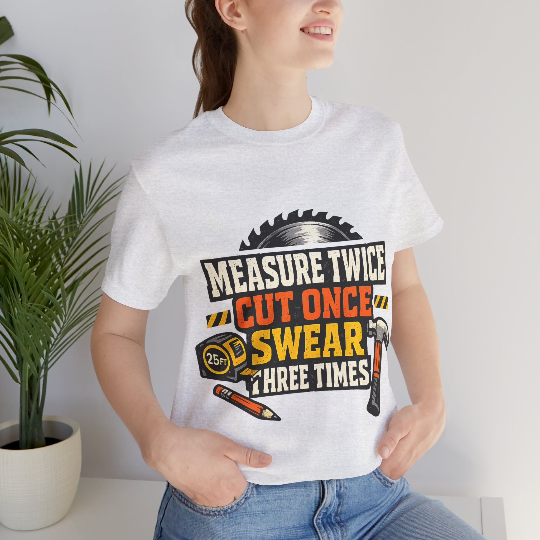Measure Swear Repeat Construction Hoodie