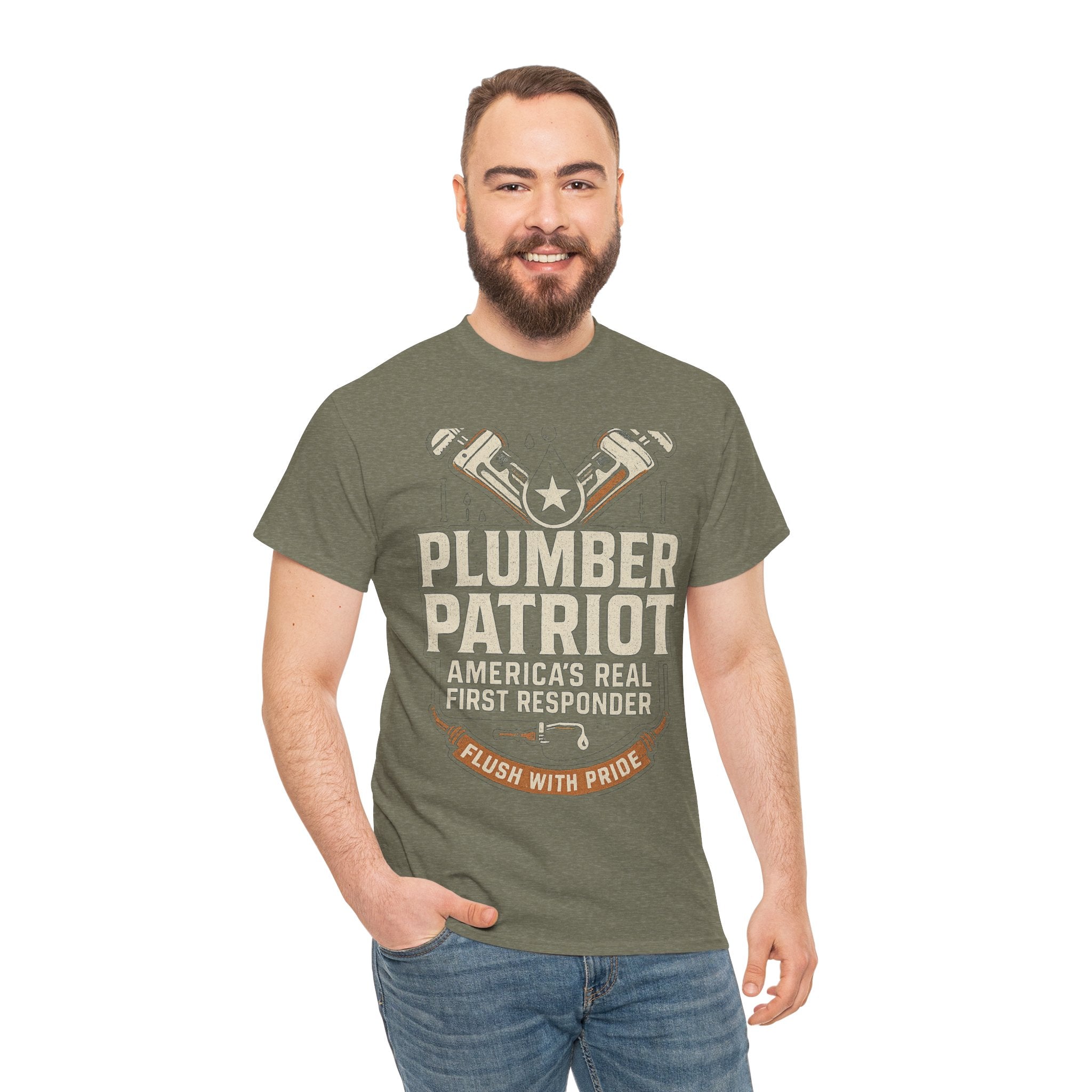 Plumber Patriot's Trade Tee