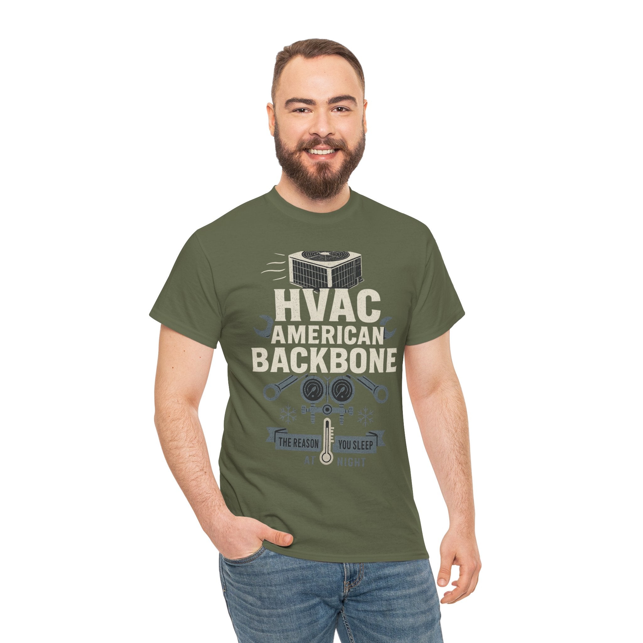 HVAC American Backbone Tee