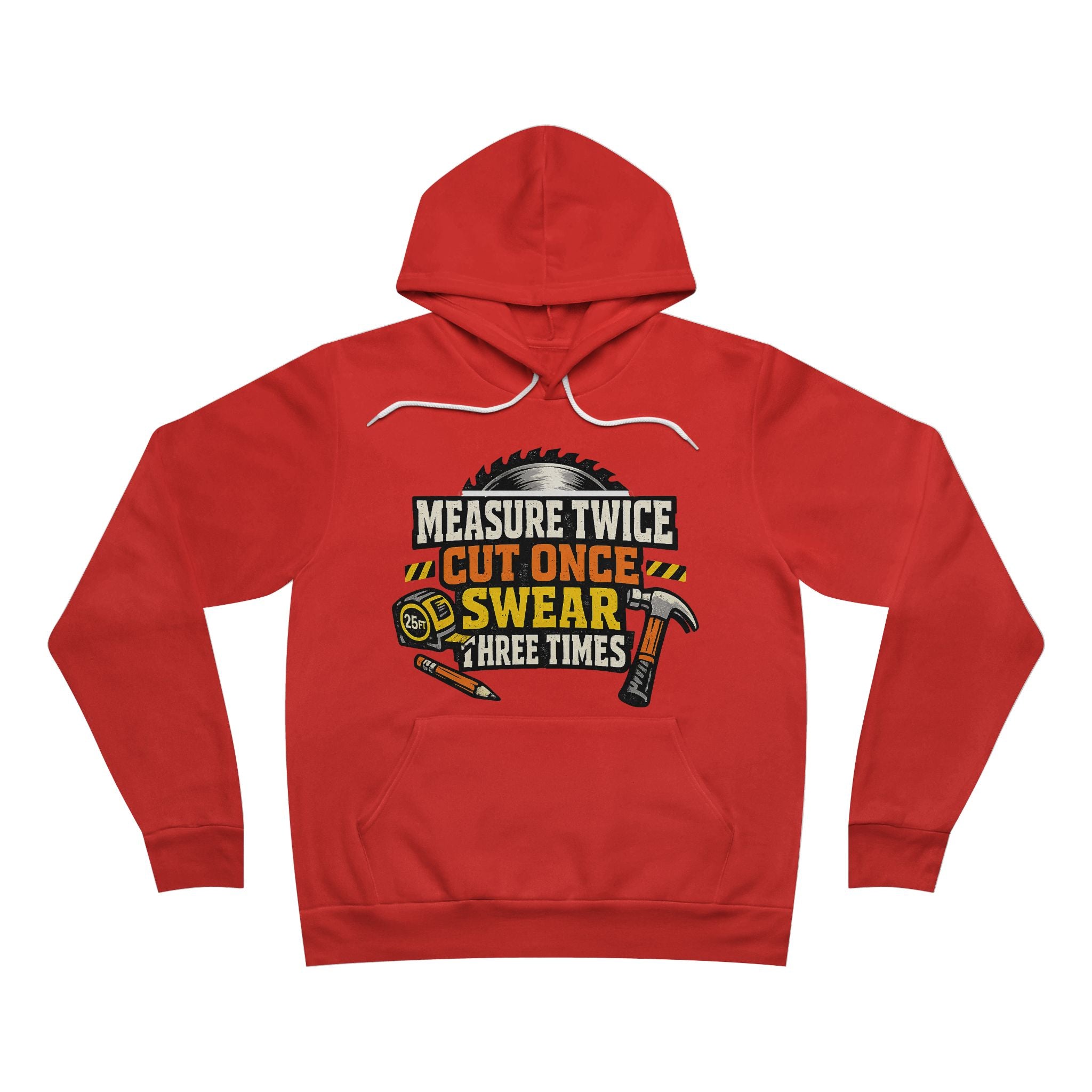 Measure Swear Repeat Construction Hoodie