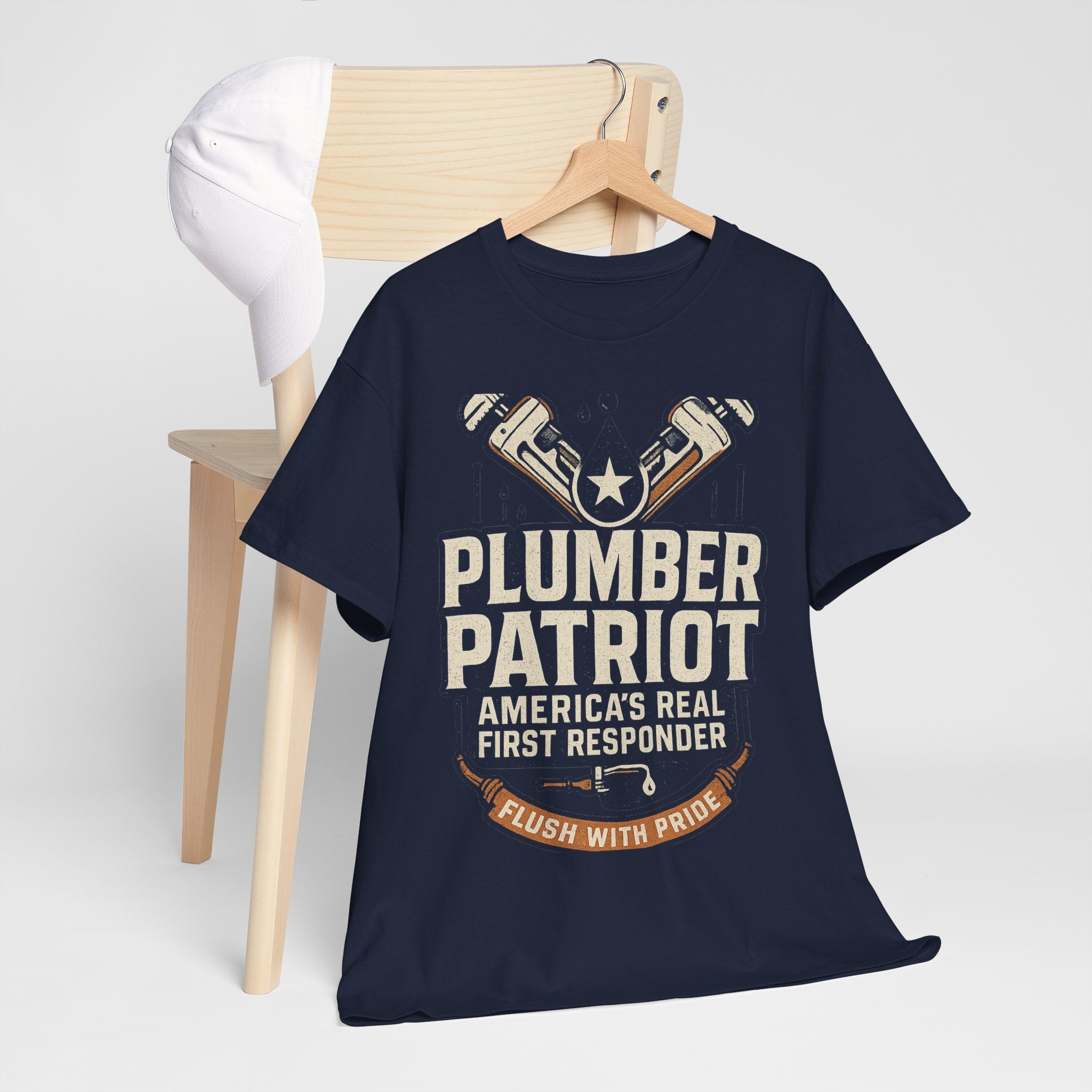 Plumber Patriot's Trade Tee