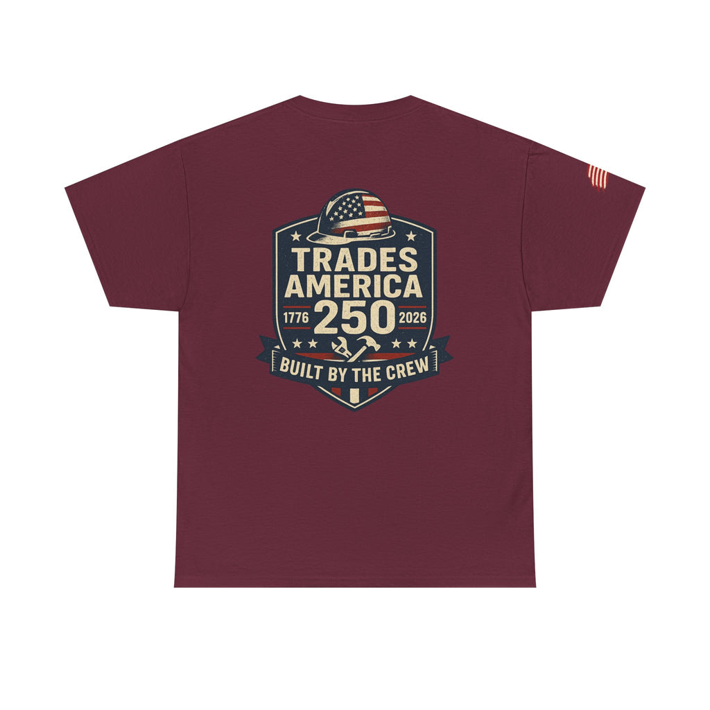 Trades America 250 - Built By The Crew Front/Back