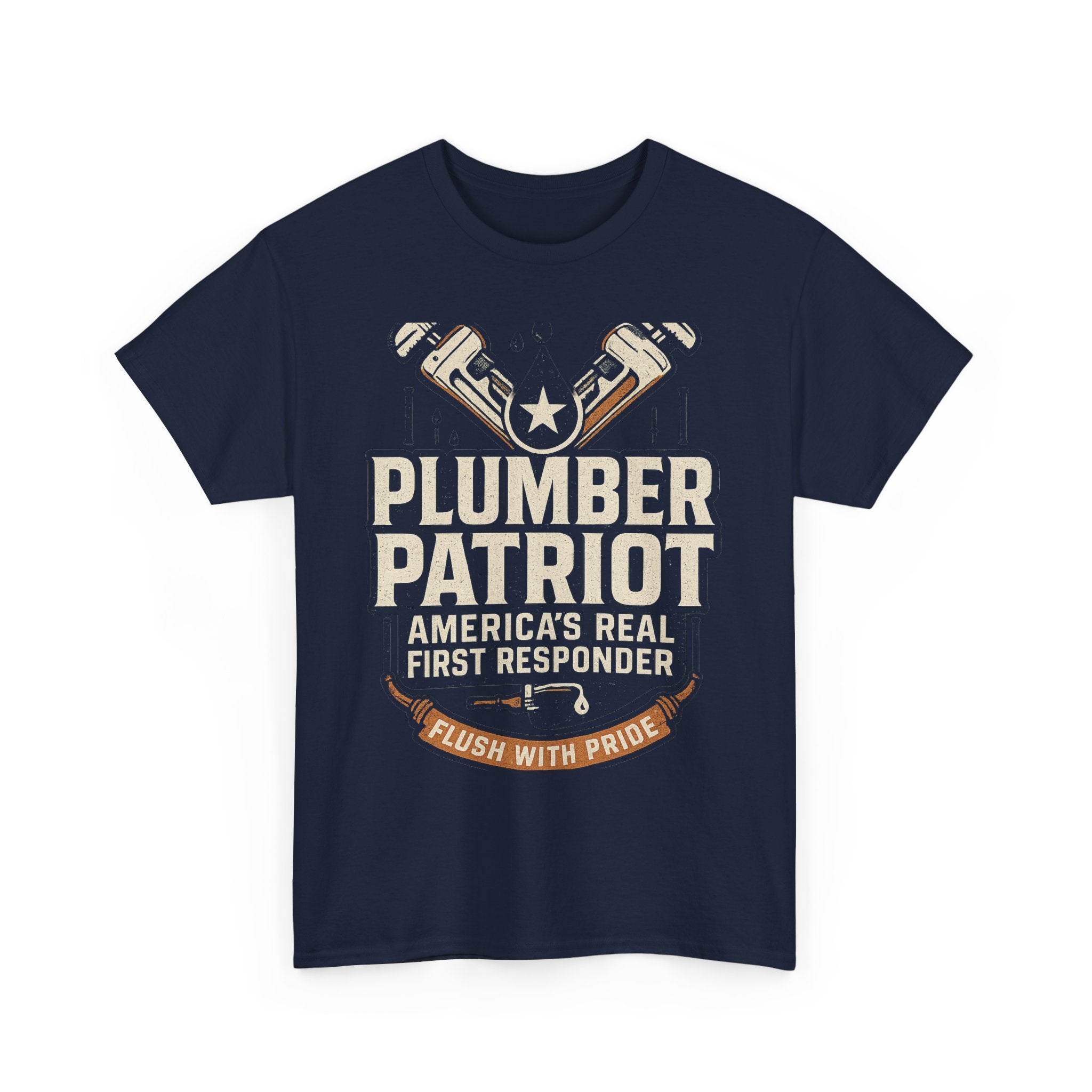 Plumber Patriot's Trade Tee