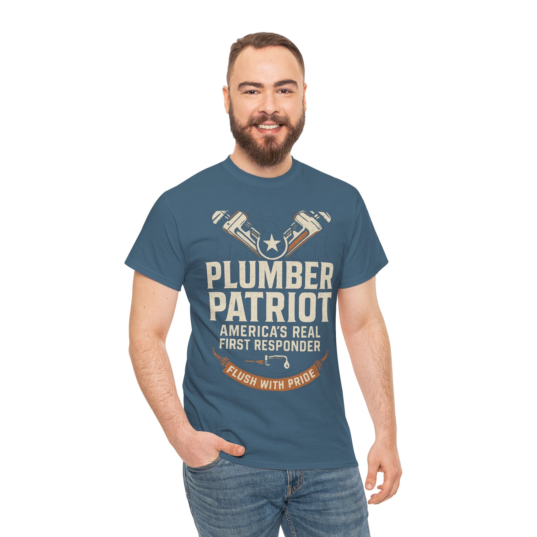 Plumber Patriot's Trade Tee