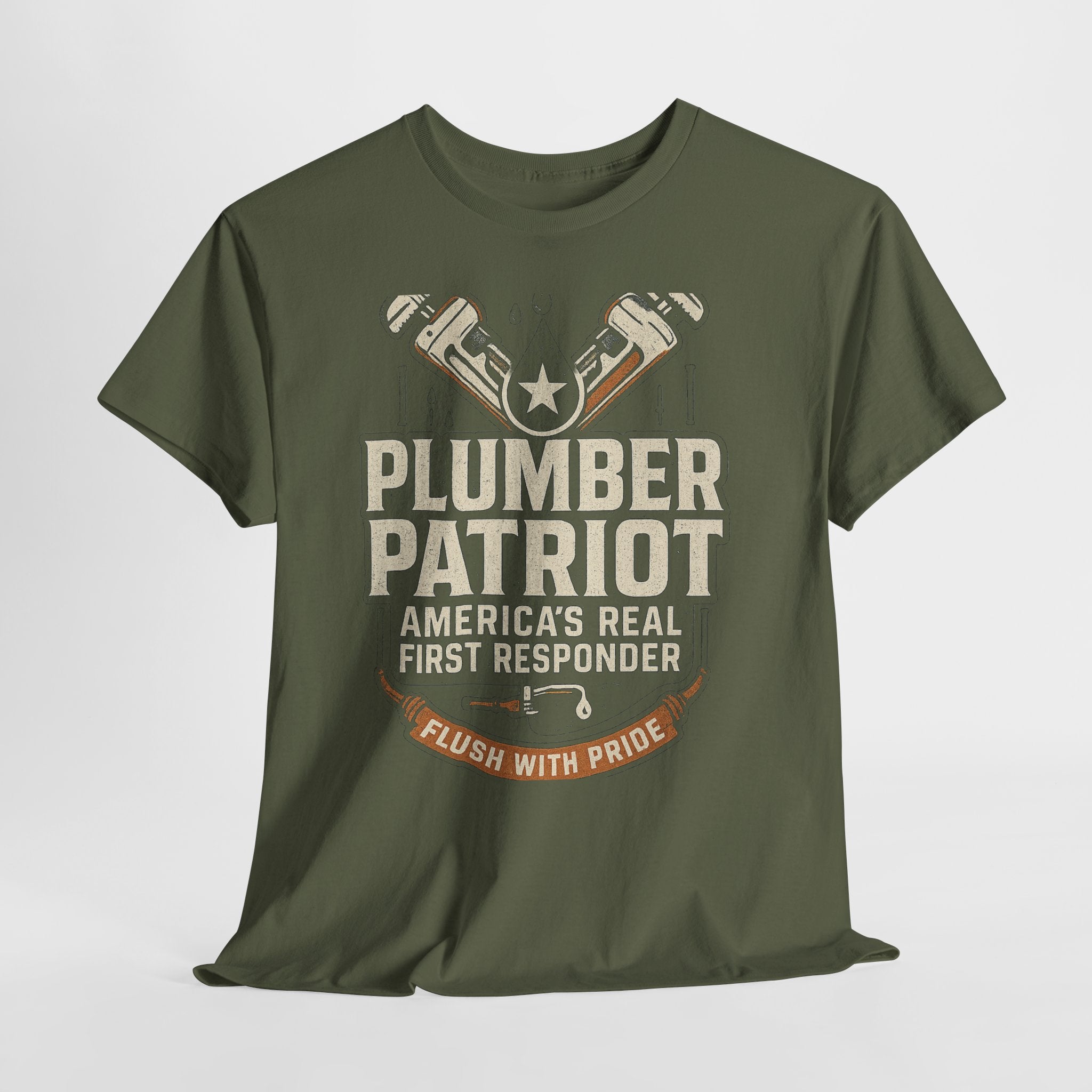 Plumber Patriot's Trade Tee