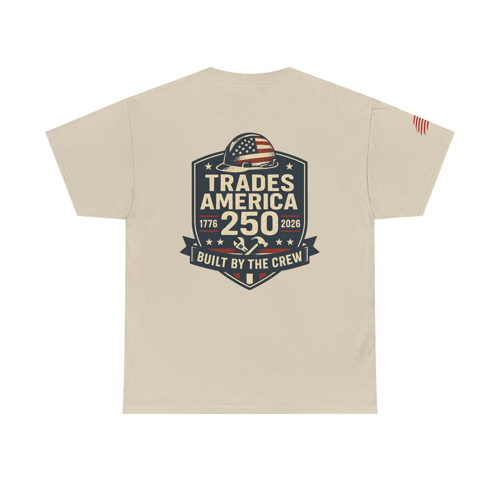 Trades America 250 - Built By The Crew Front/Back