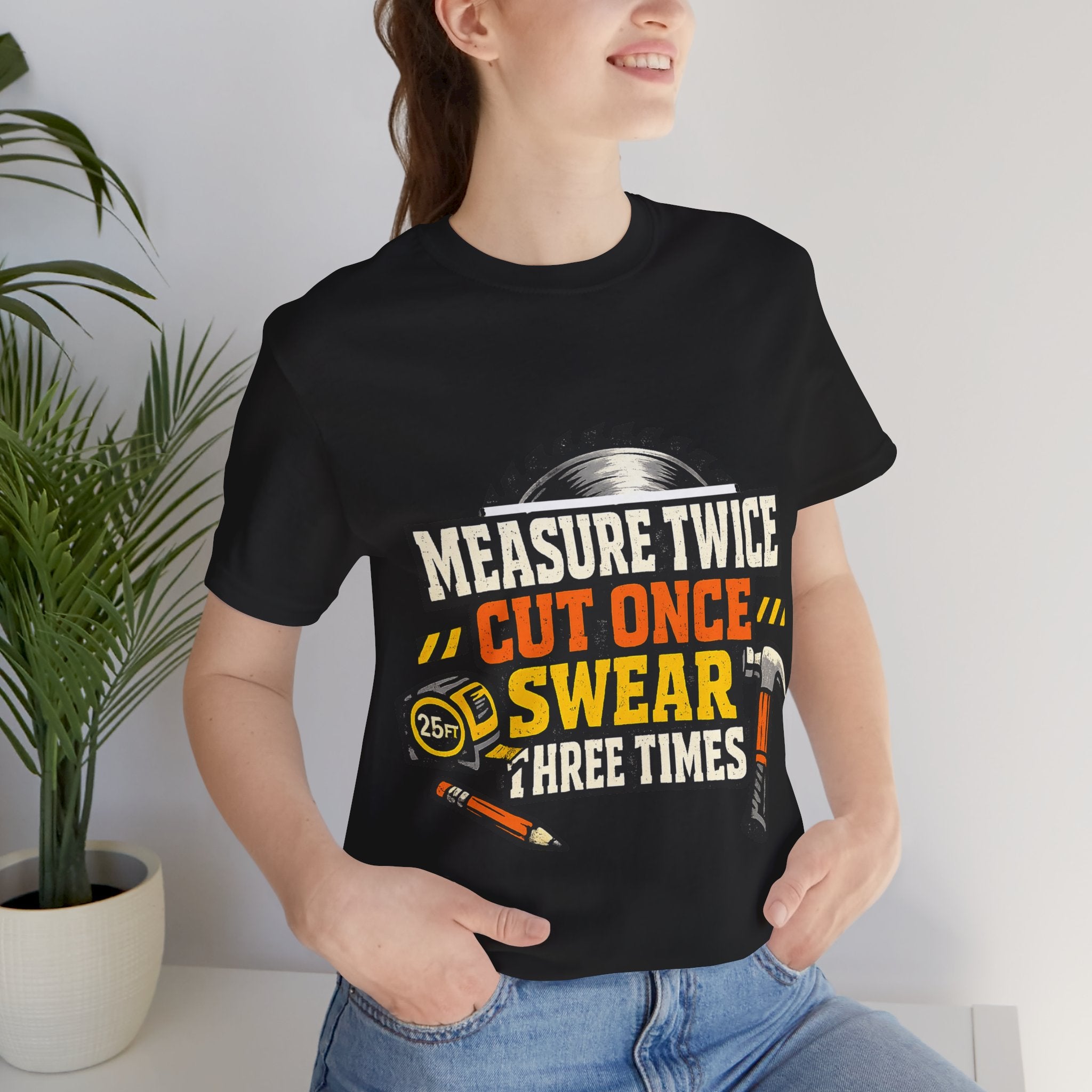 Measure Swear Repeat Construction Hoodie