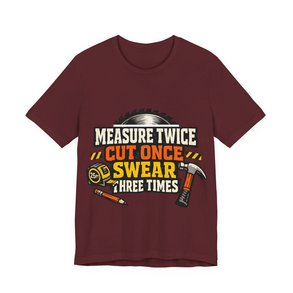 Measure Swear Repeat Construction Hoodie