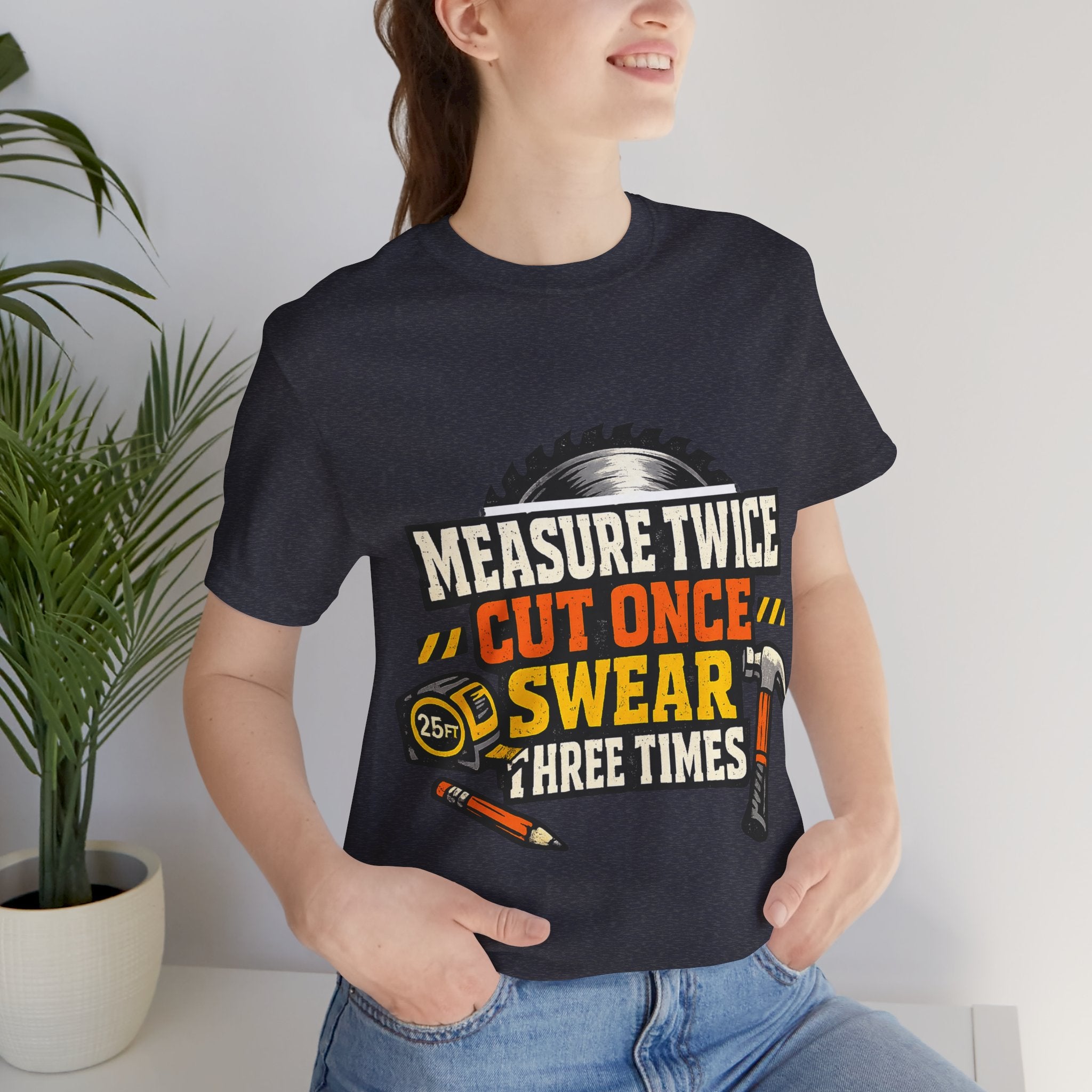 Measure Swear Repeat Construction Hoodie