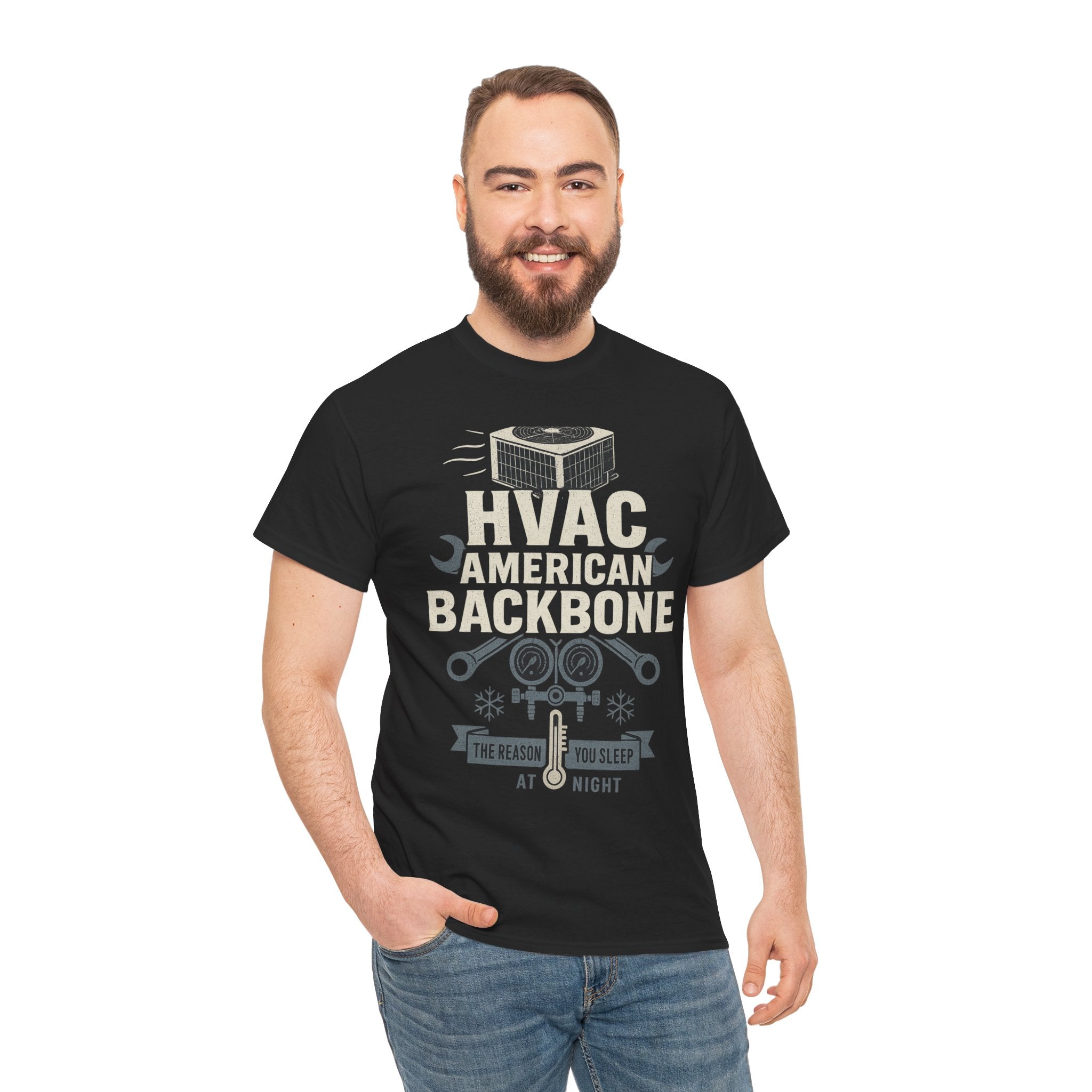HVAC American Backbone Tee