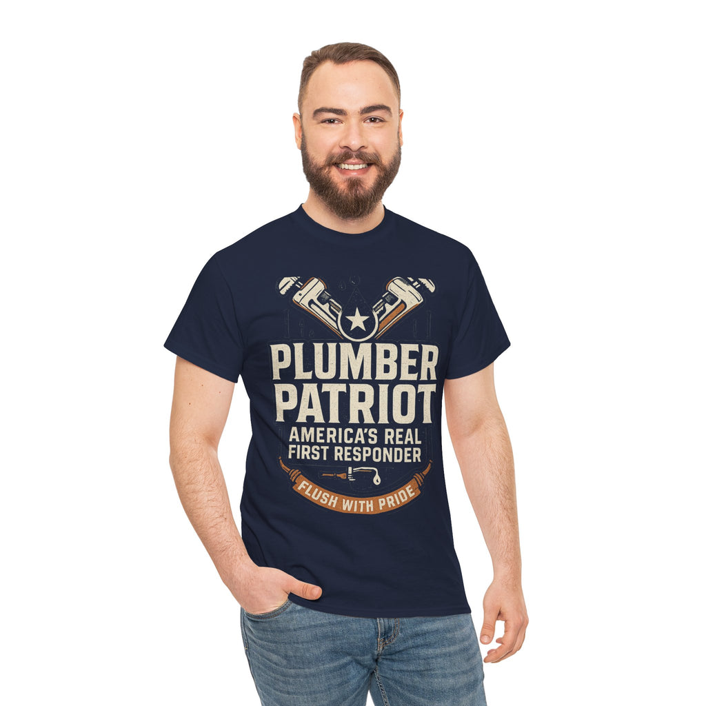 Plumber Patriot's Trade Tee