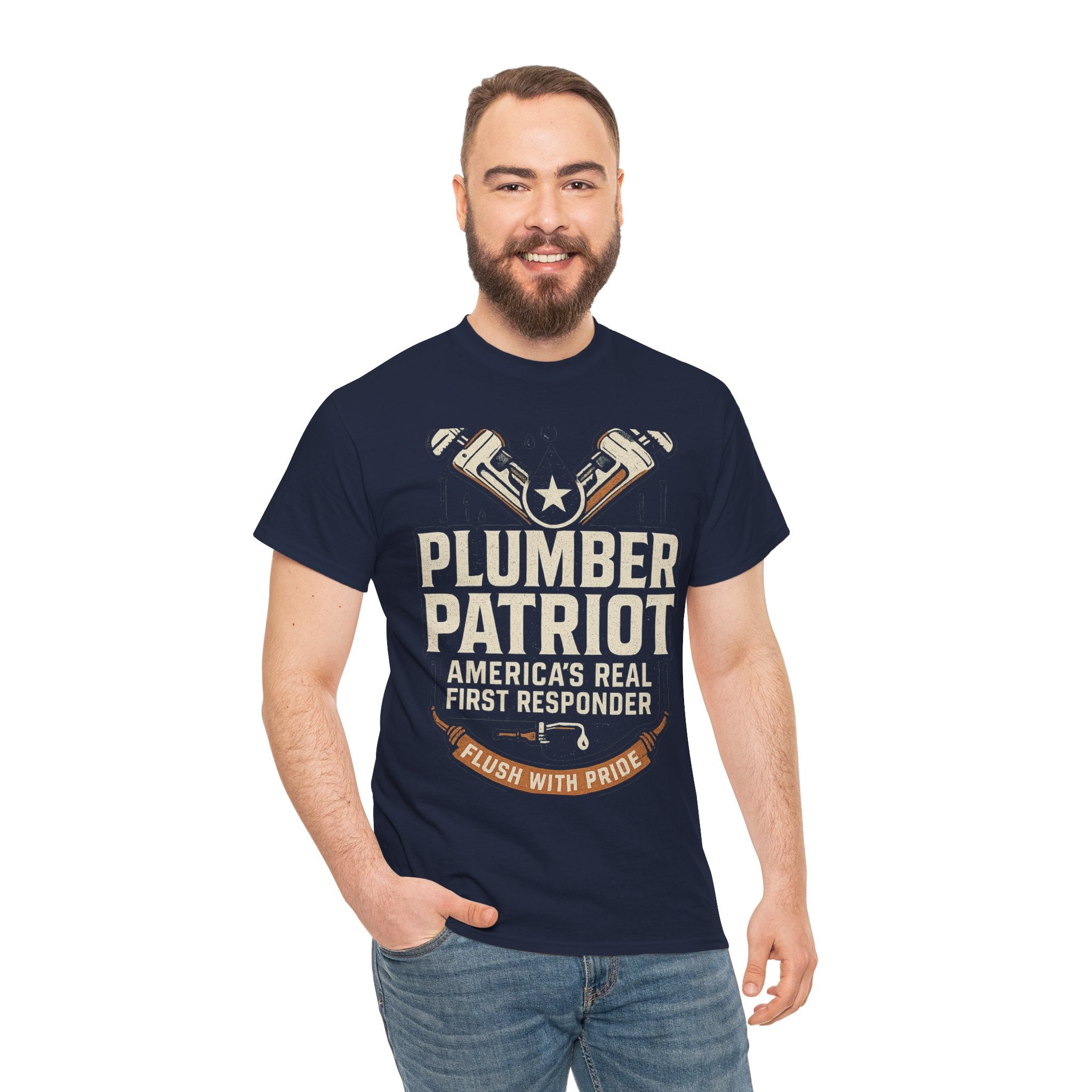Plumber Patriot's Trade Tee