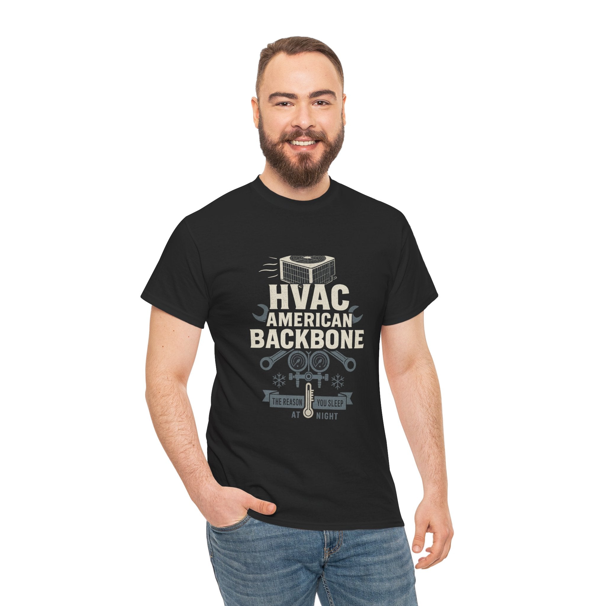 HVAC American Backbone Tee