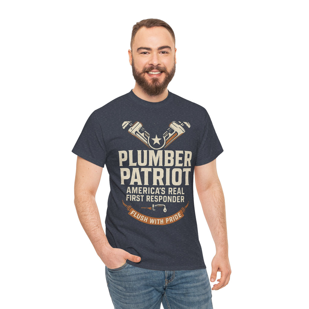 Plumber Patriot's Trade Tee