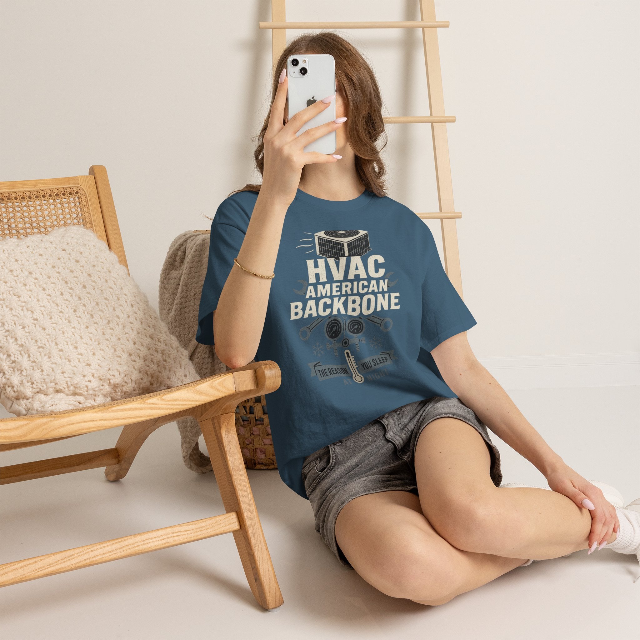 HVAC American Backbone Tee