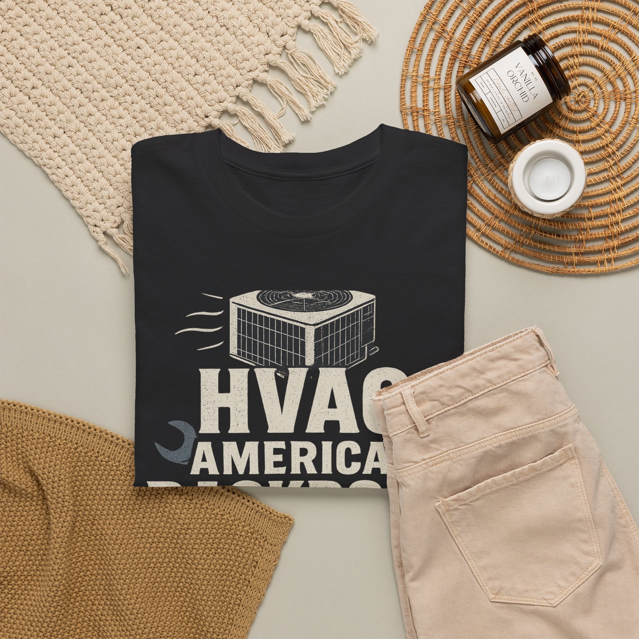 HVAC American Backbone Tee