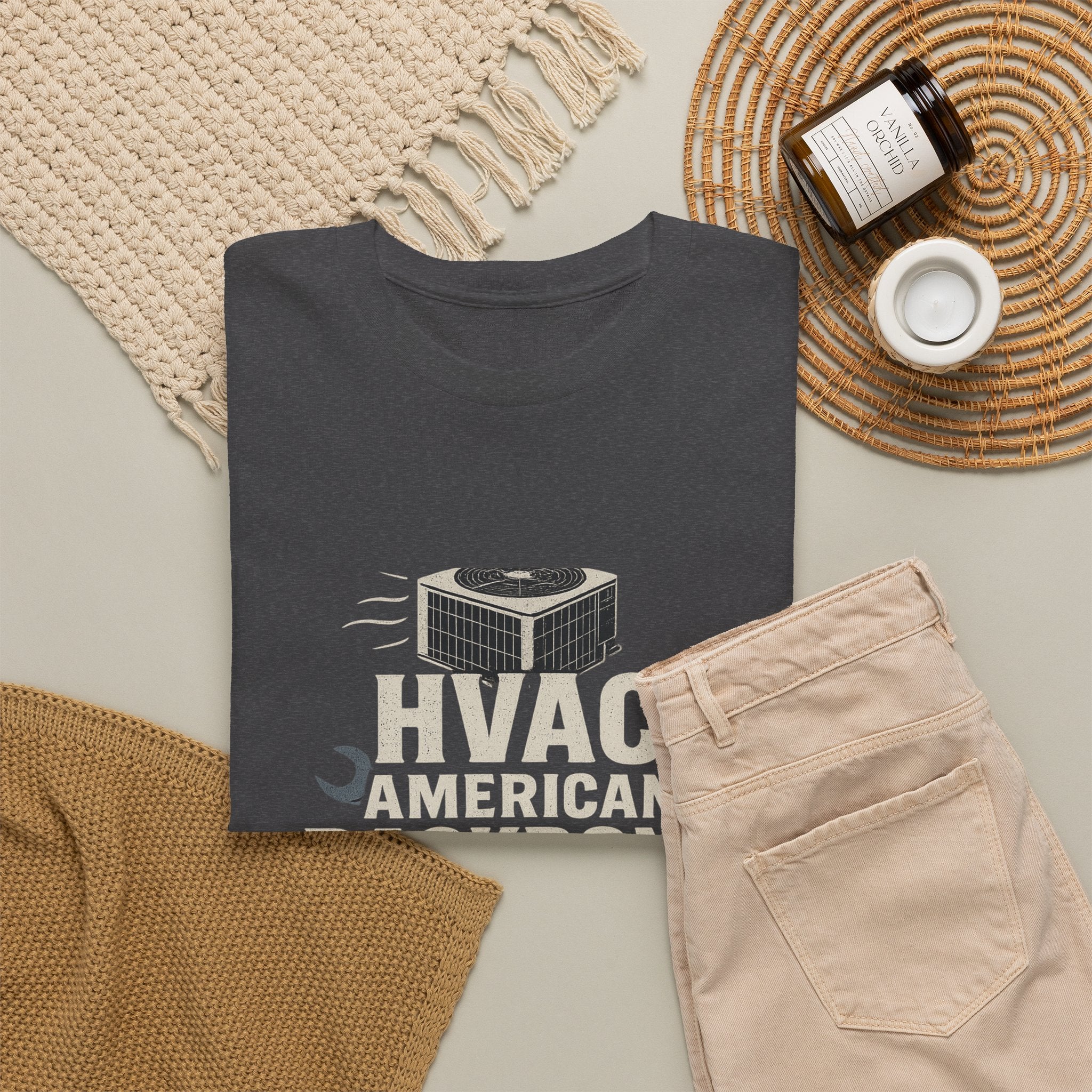 HVAC American Backbone Tee