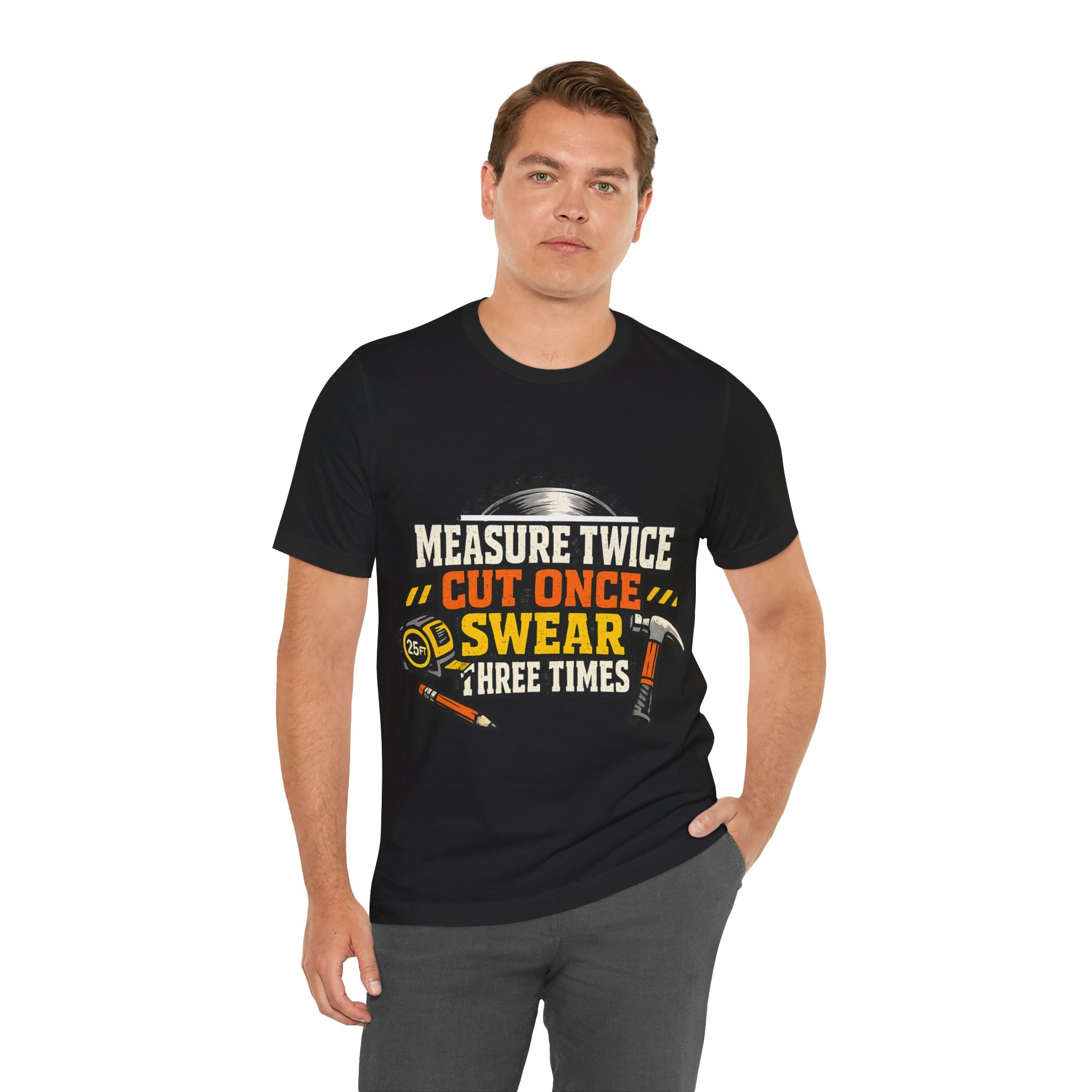 Measure Swear Repeat Construction Hoodie