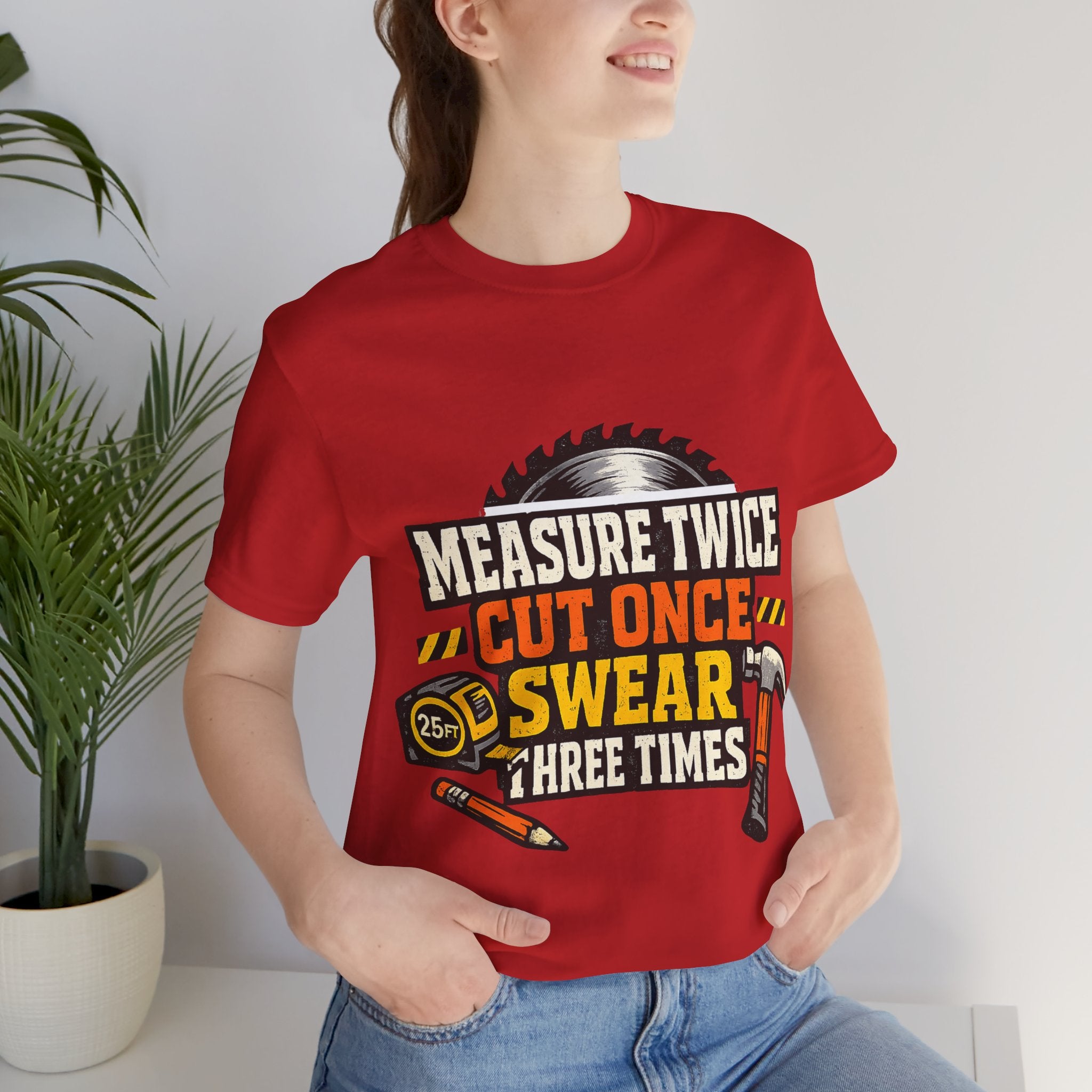 Measure Swear Repeat Construction Hoodie