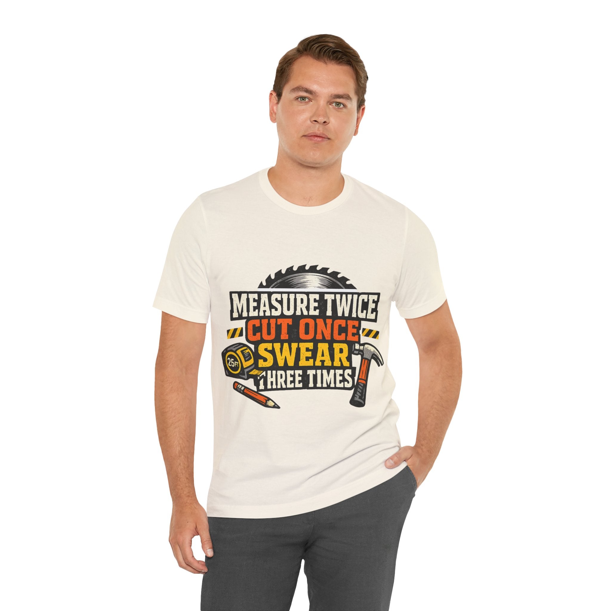 Measure Swear Repeat Construction Hoodie