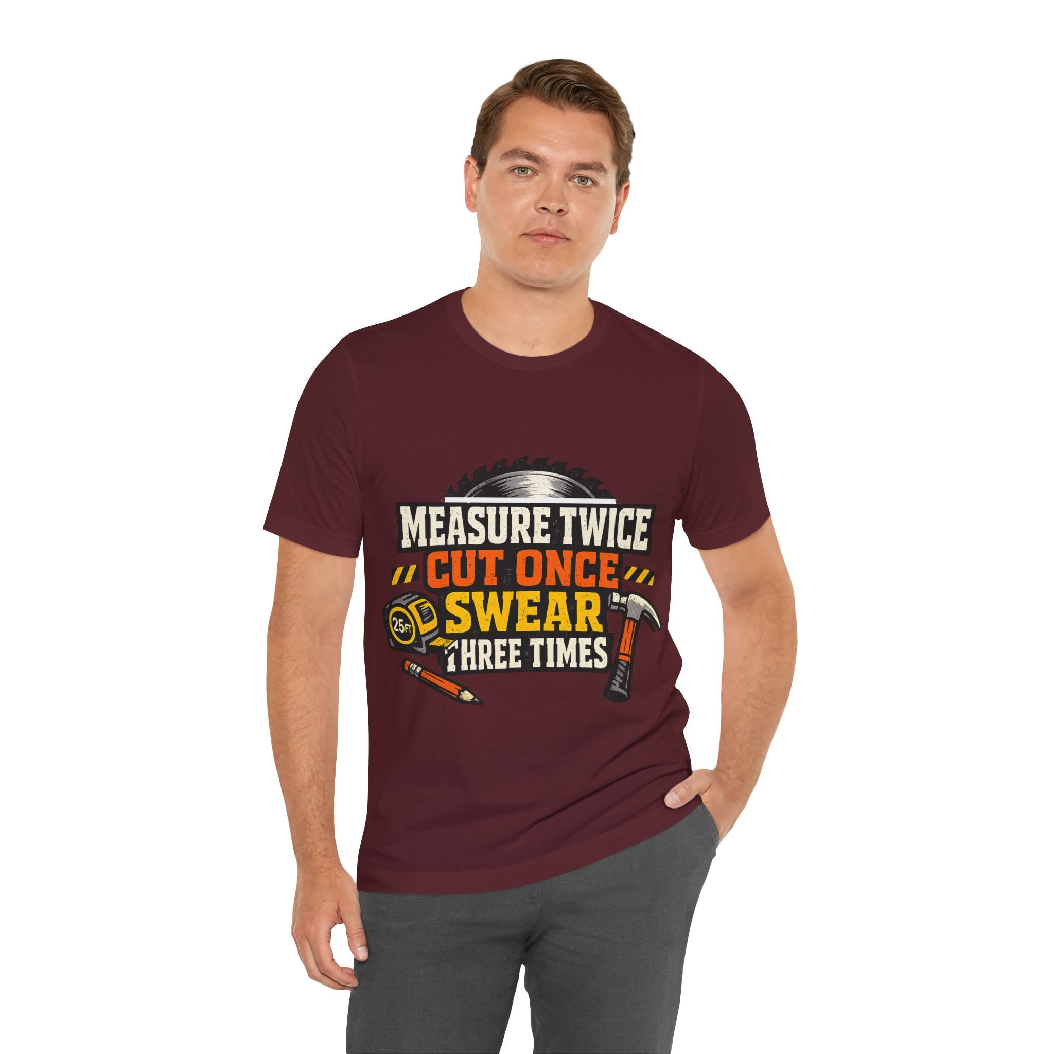 Measure Swear Repeat Construction Hoodie
