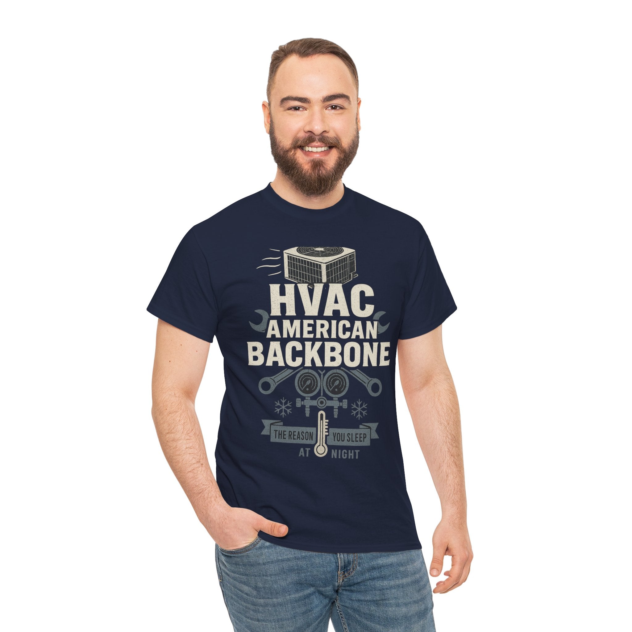 HVAC American Backbone Tee