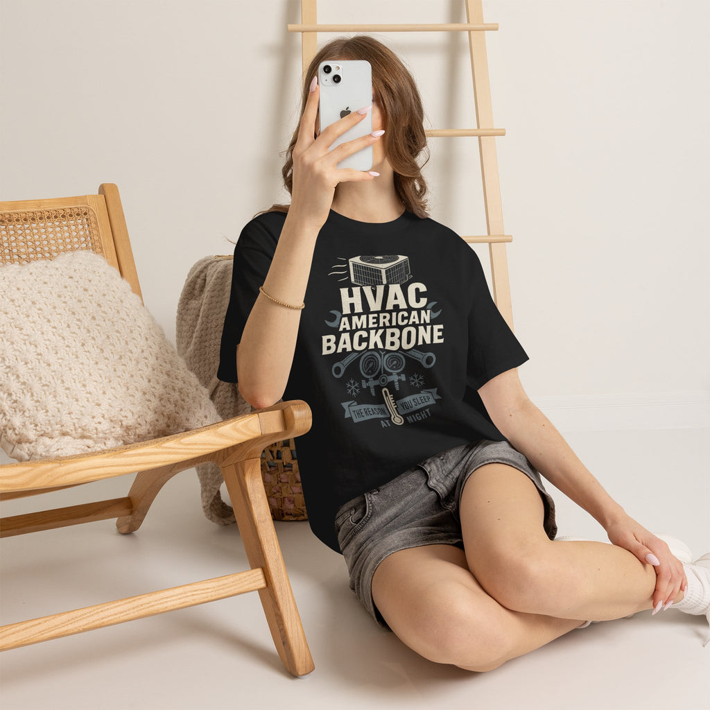 HVAC American Backbone Tee