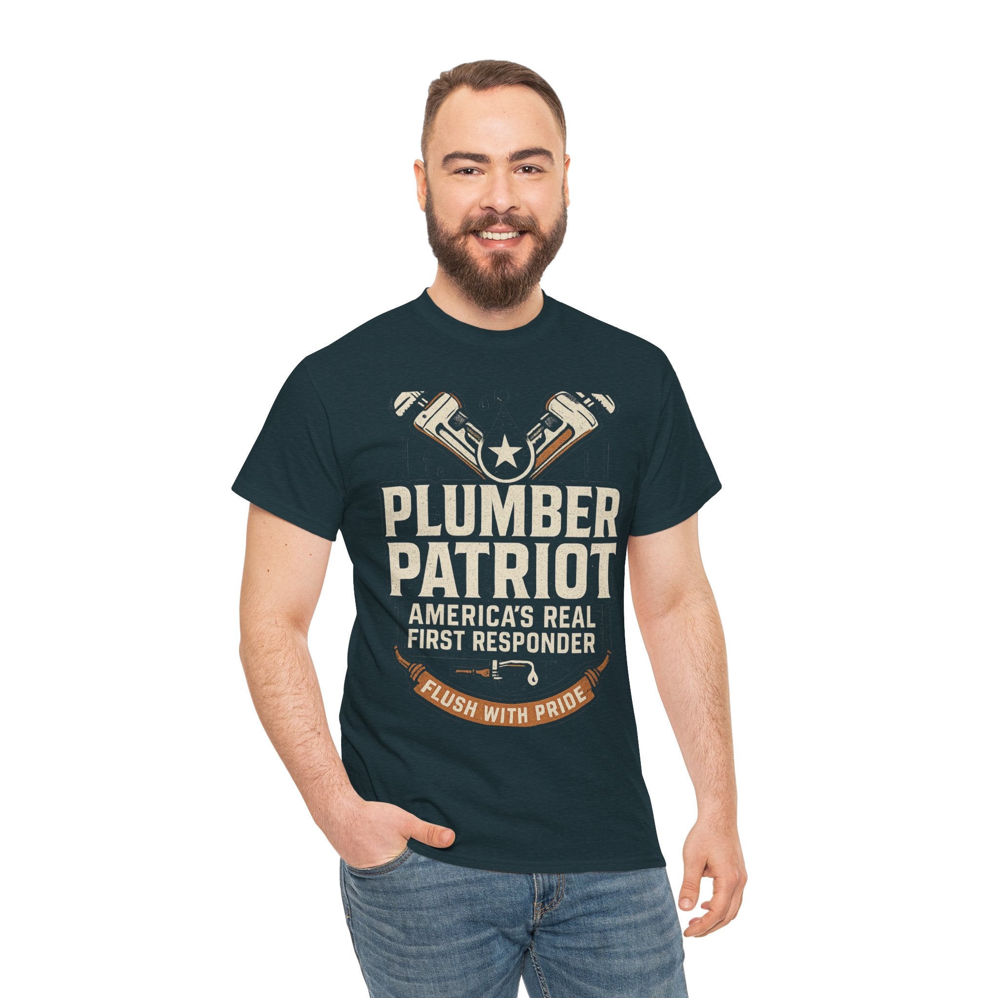 Plumber Patriot's Trade Tee