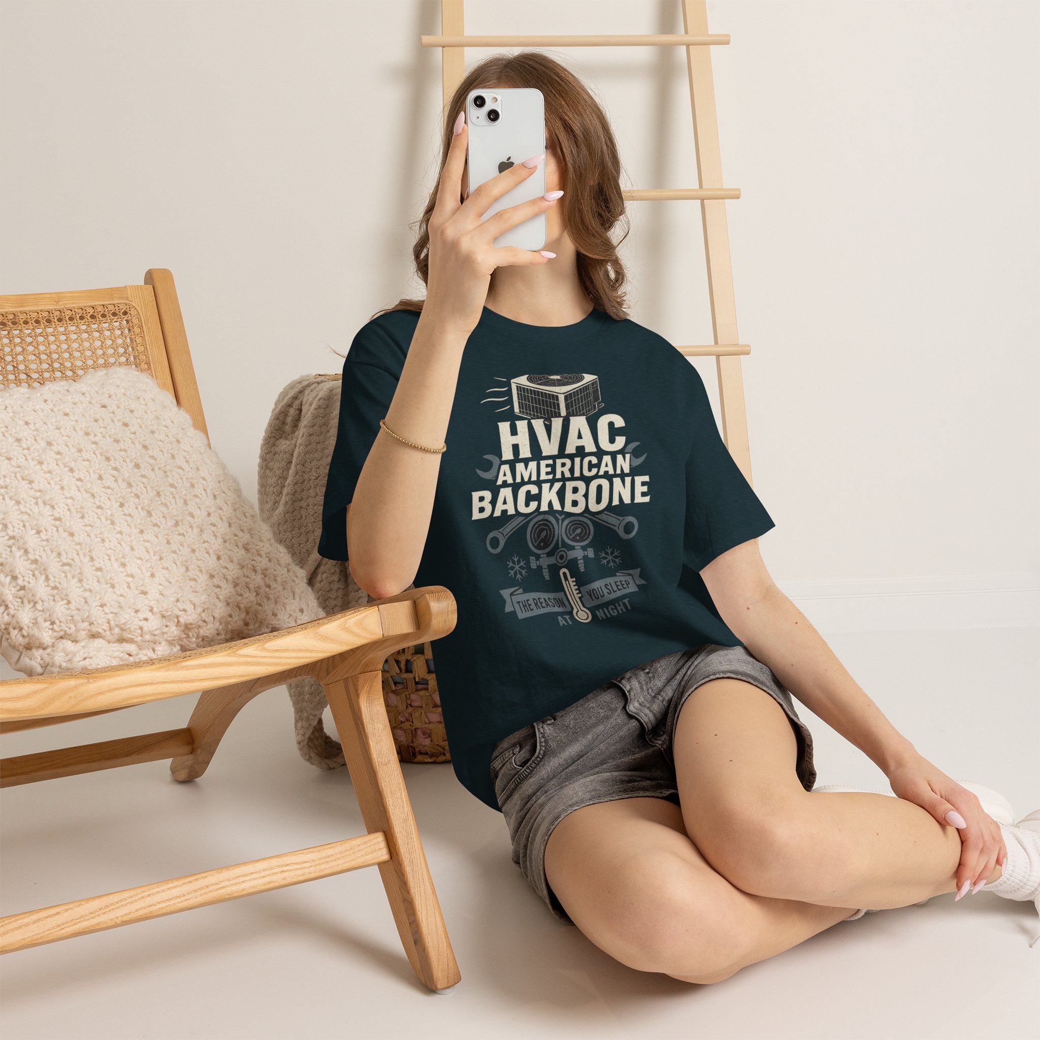 HVAC American Backbone Tee
