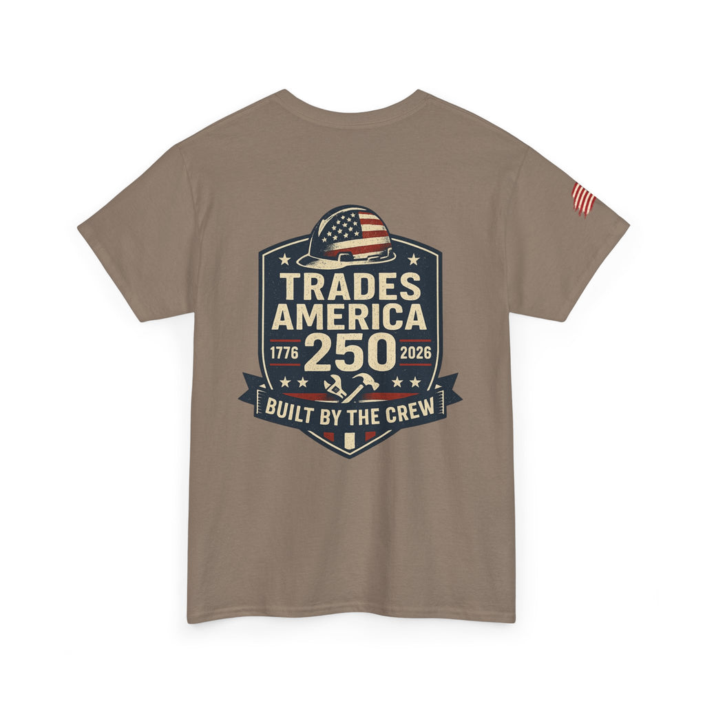 Trades America 250 - Built By The Crew Front/Back