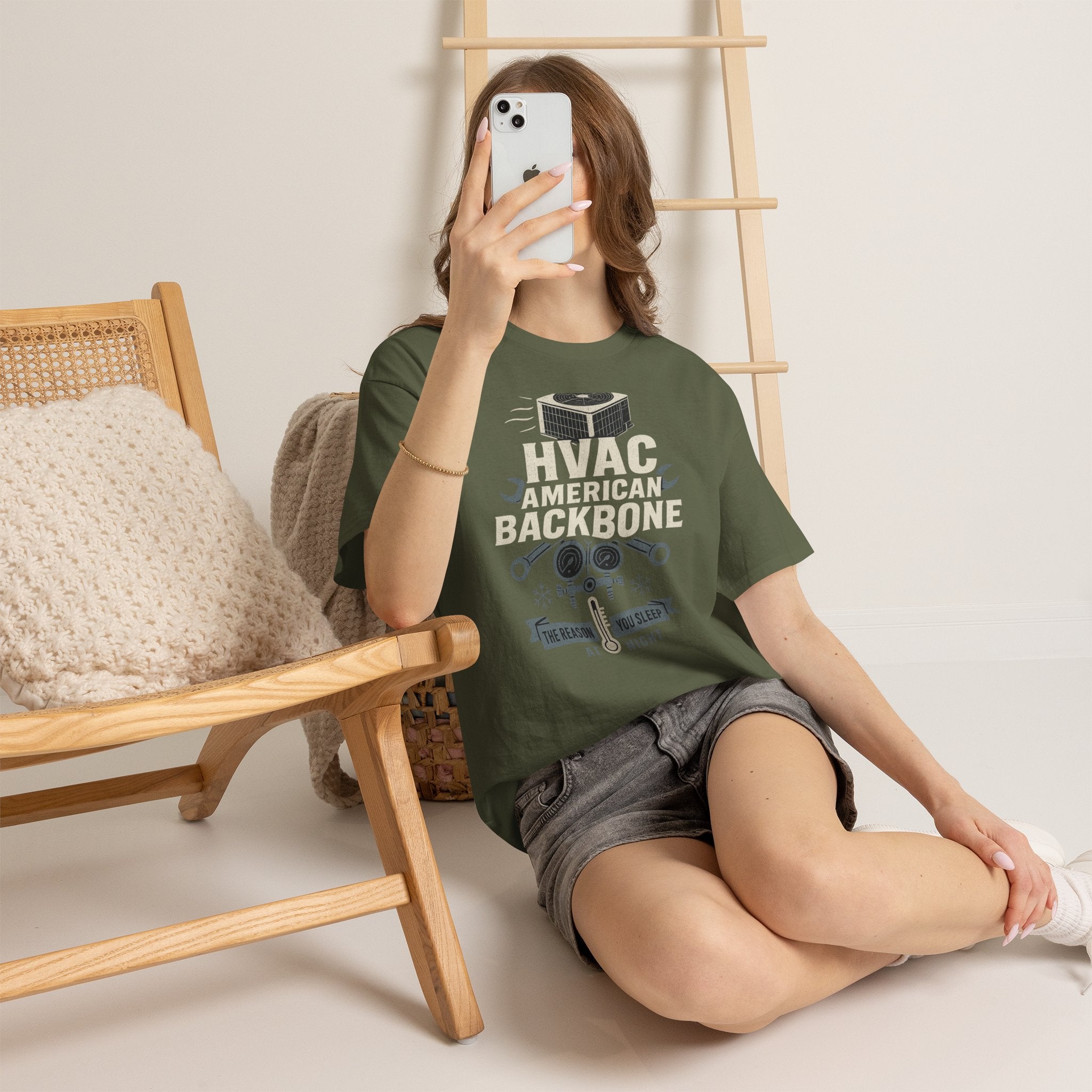 HVAC American Backbone Tee