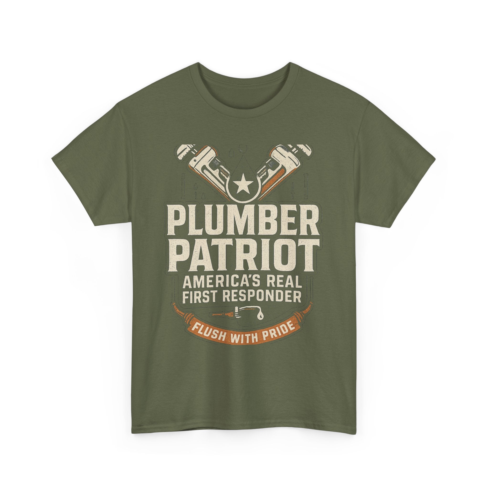 Plumber Patriot's Trade Tee