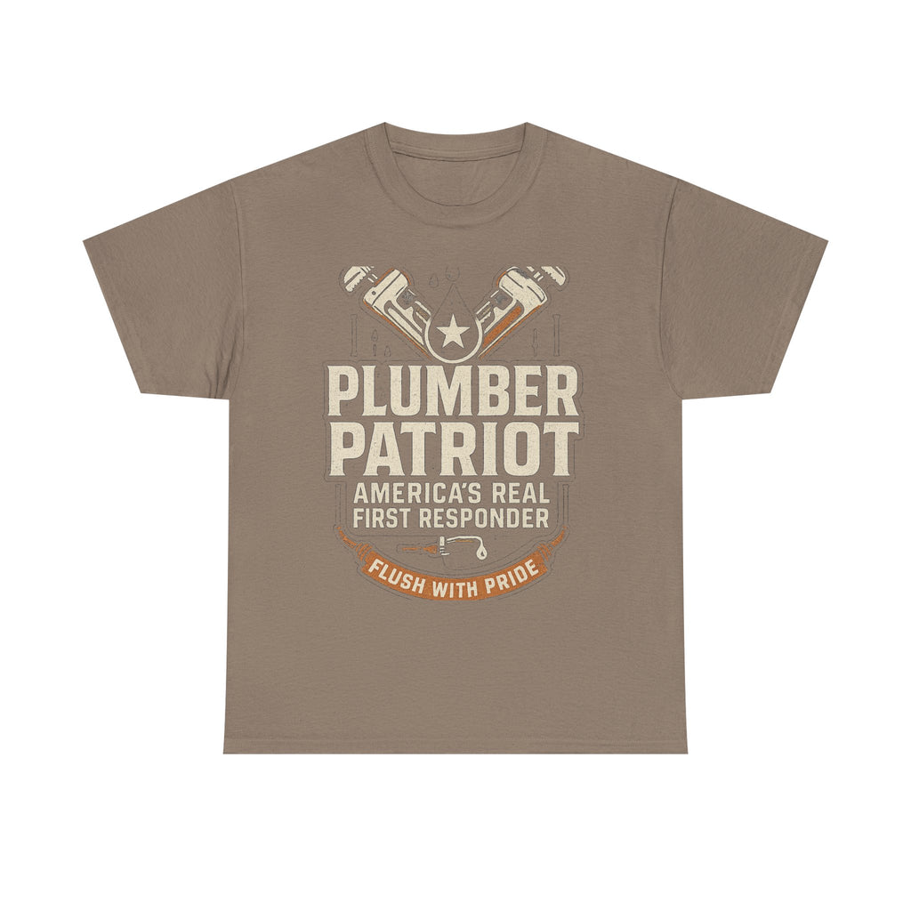 Plumber Patriot's Trade Tee