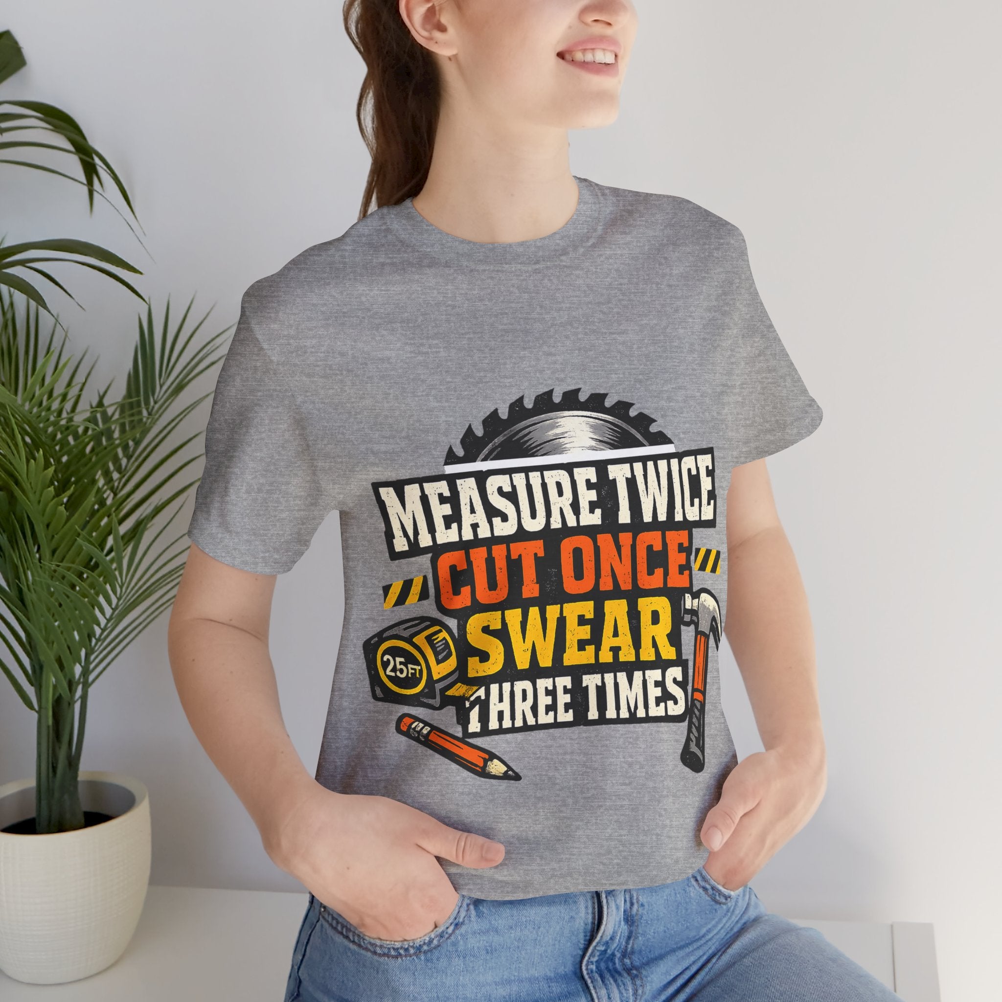 Measure Swear Repeat Construction Hoodie