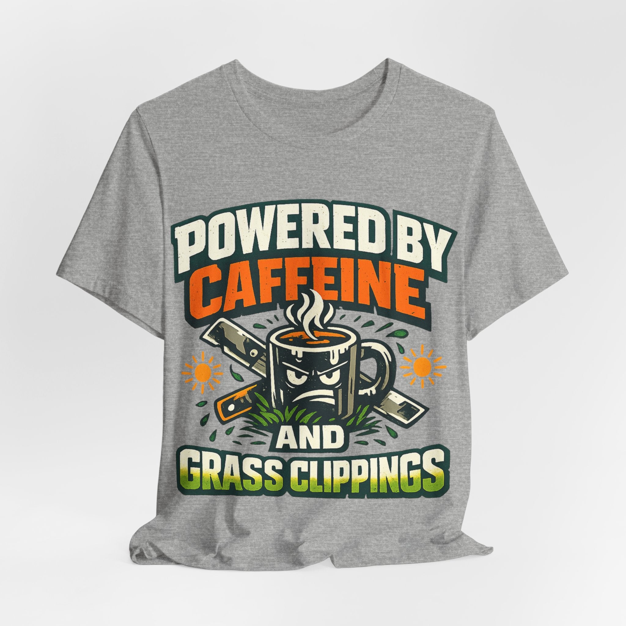 Powered by Caffeine and Grass Clippings Shirt