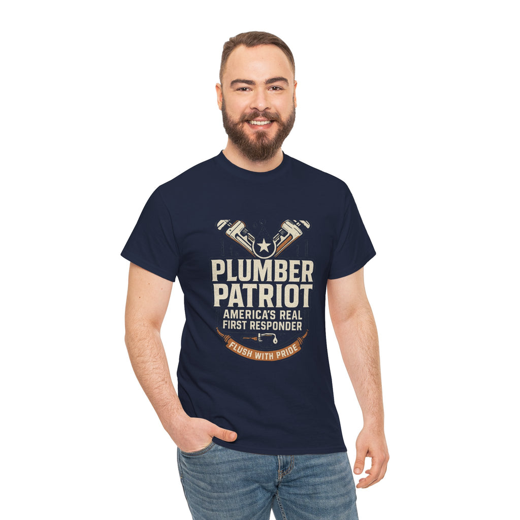 Plumber Patriot's Trade Tee