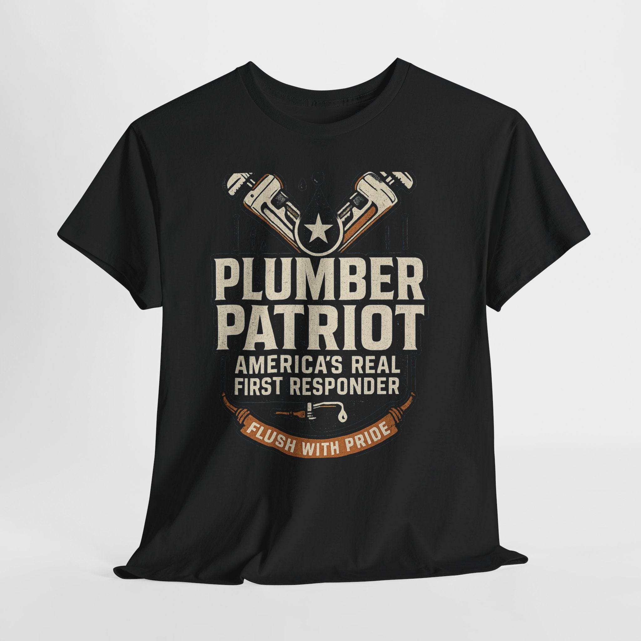 Plumber Patriot's Trade Tee