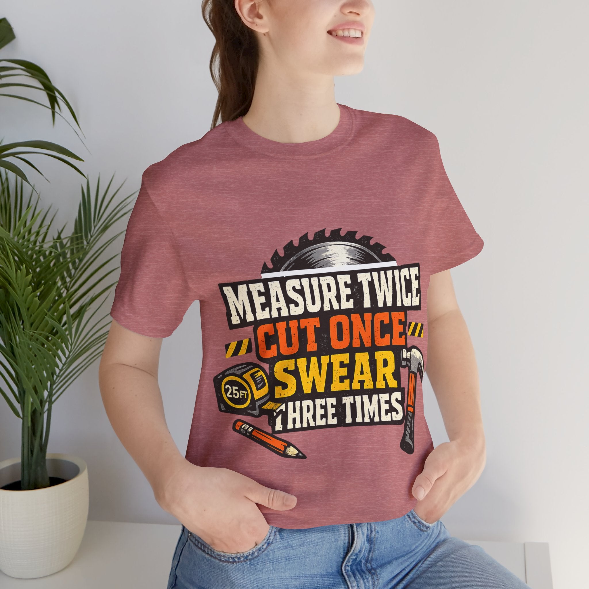 Measure Swear Repeat Construction Hoodie