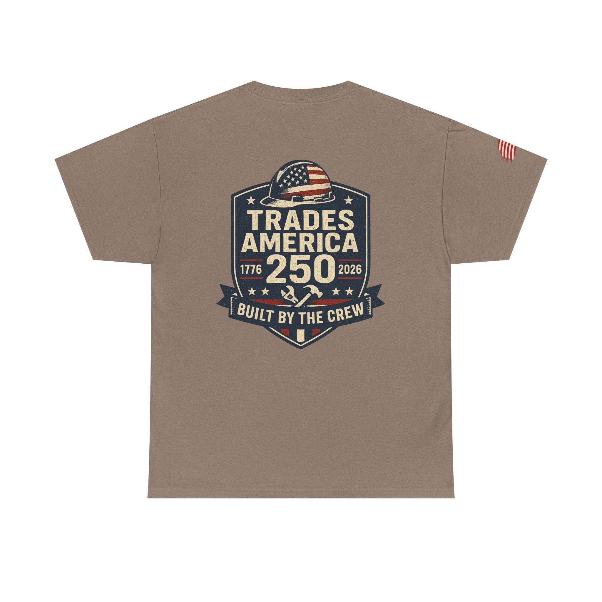 Trades America 250 - Built By The Crew Front/Back