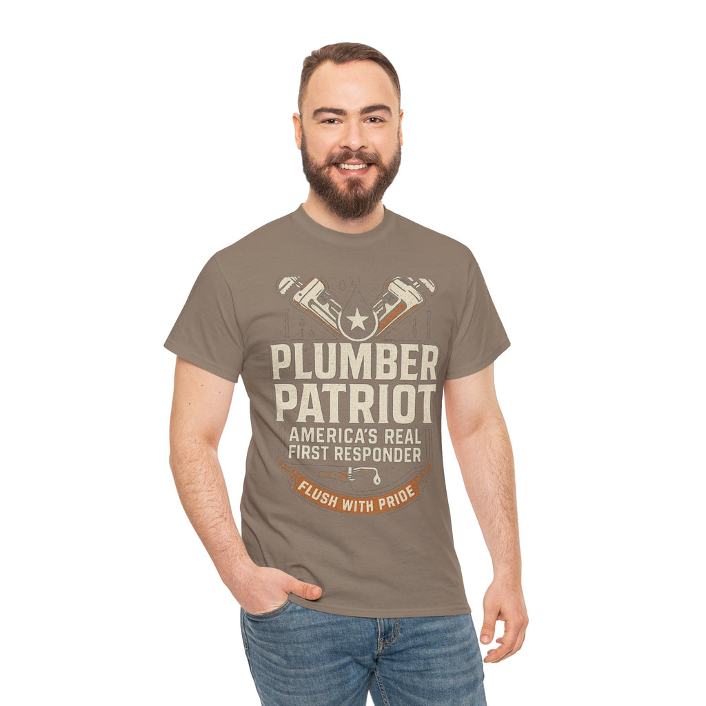 Plumber Patriot's Trade Tee