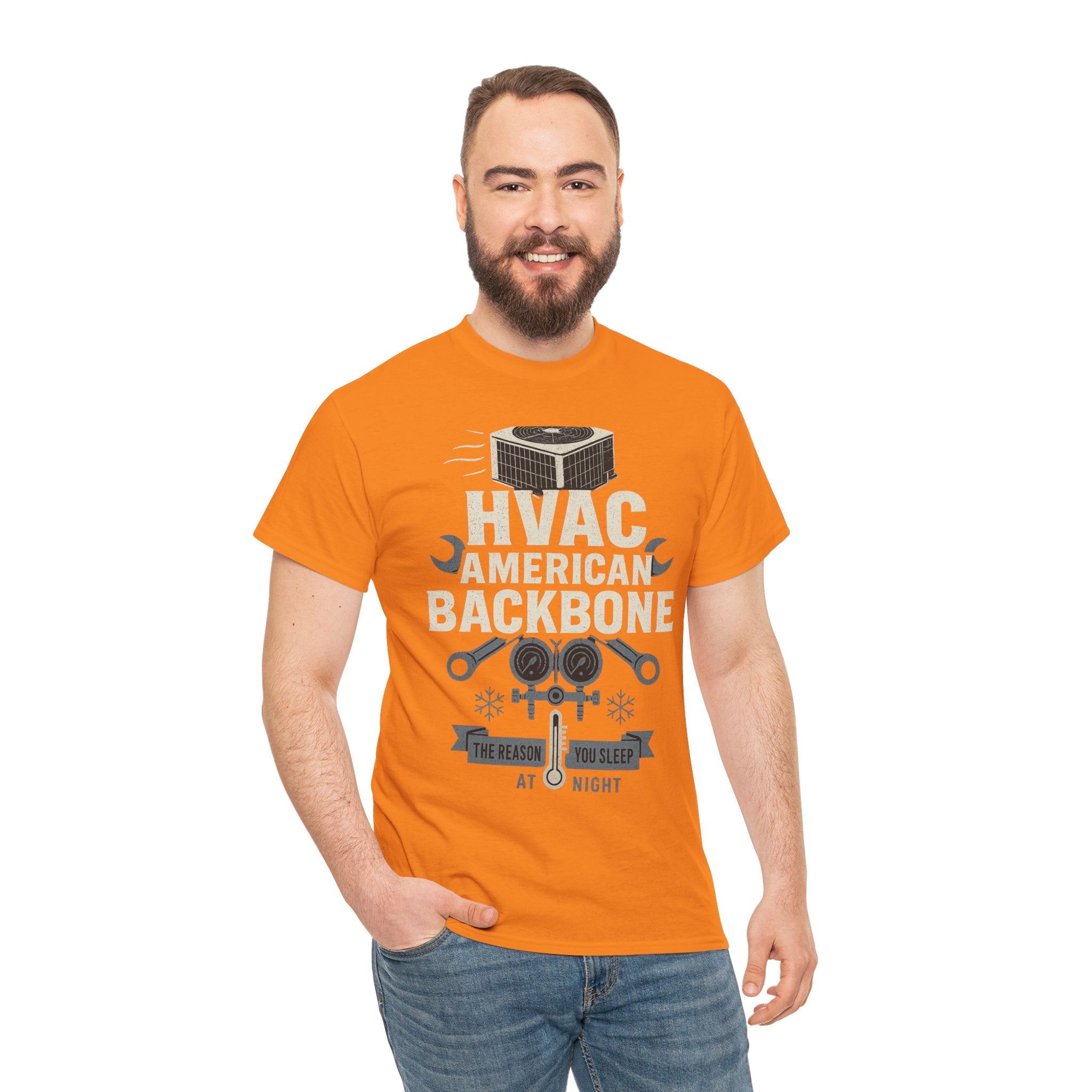 HVAC American Backbone Tee