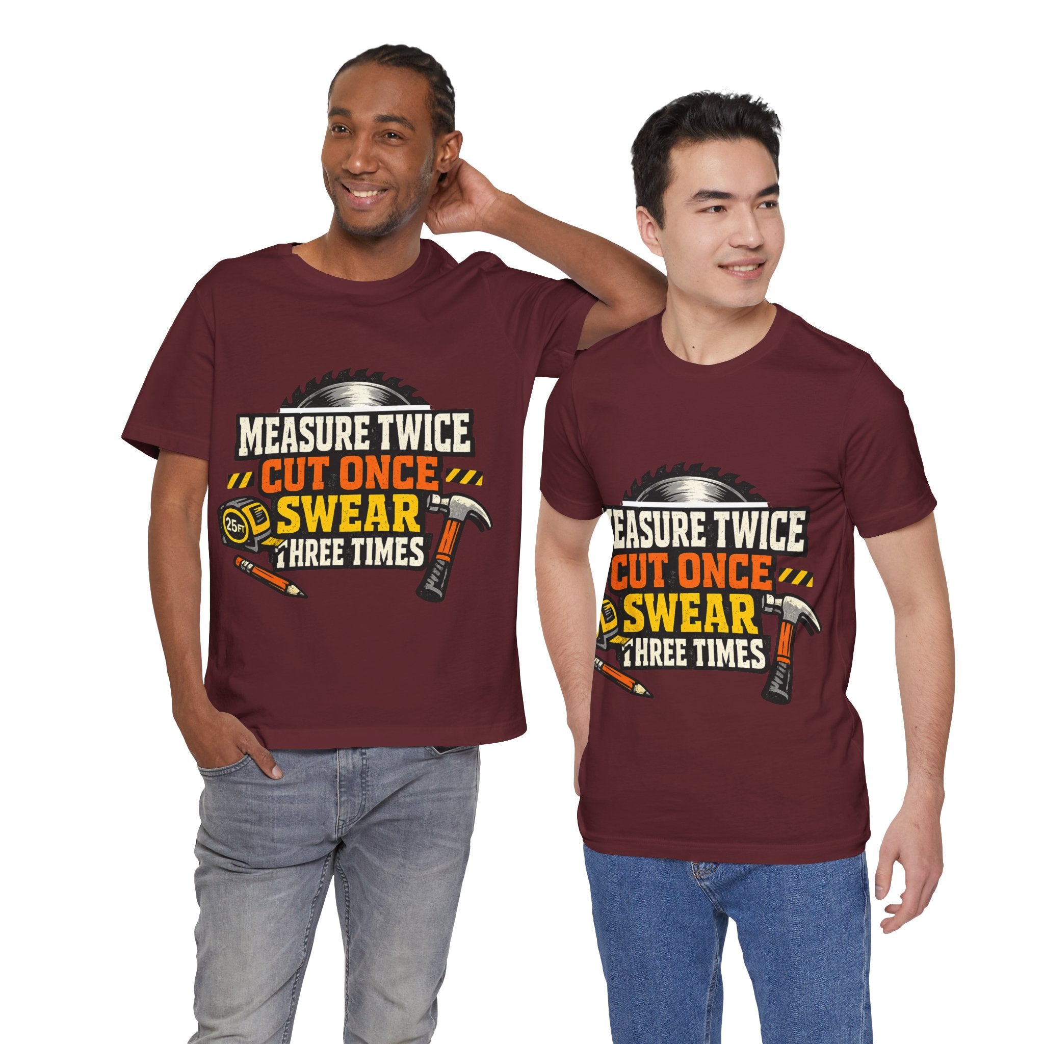 Measure Swear Repeat Construction Hoodie