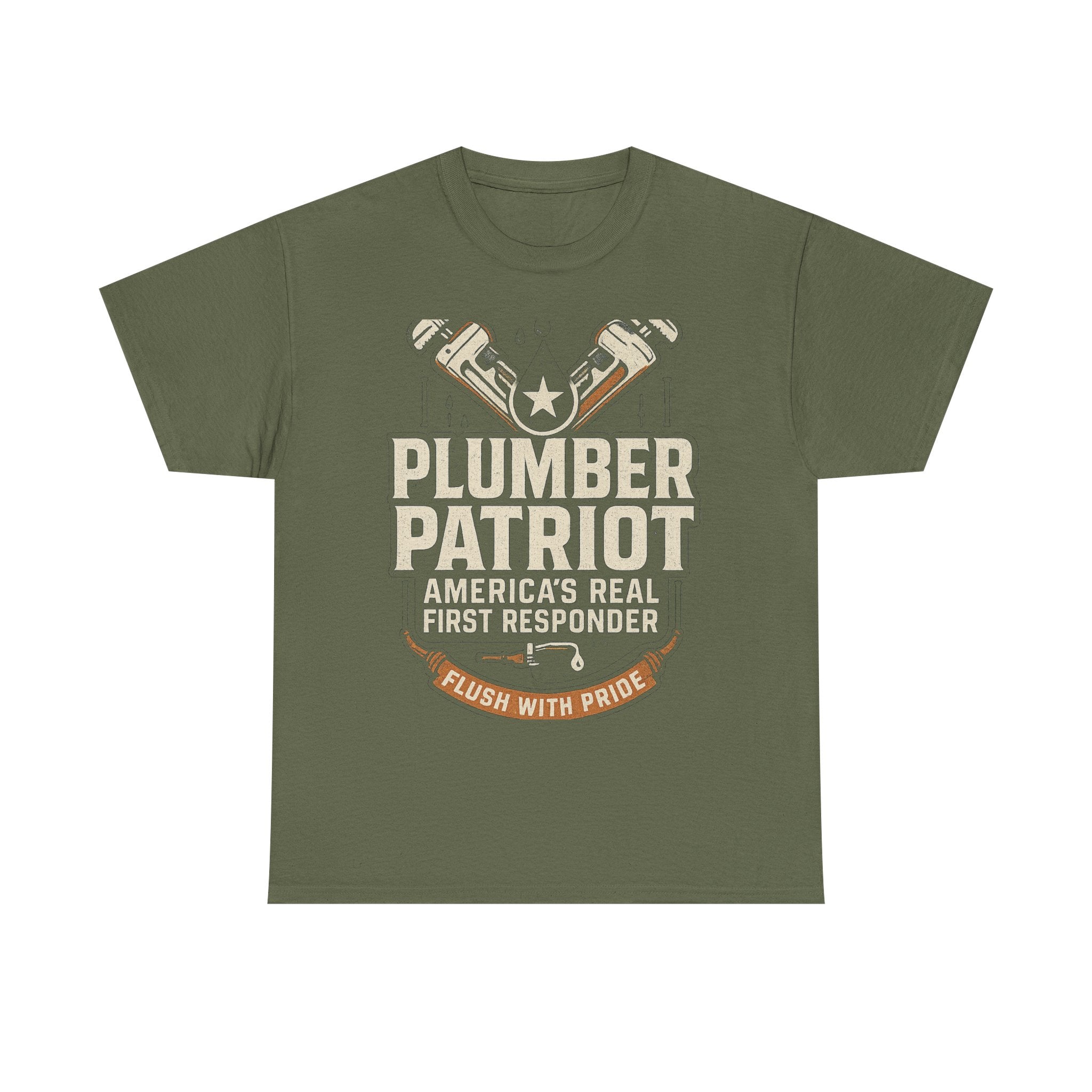 Plumber Patriot's Trade Tee