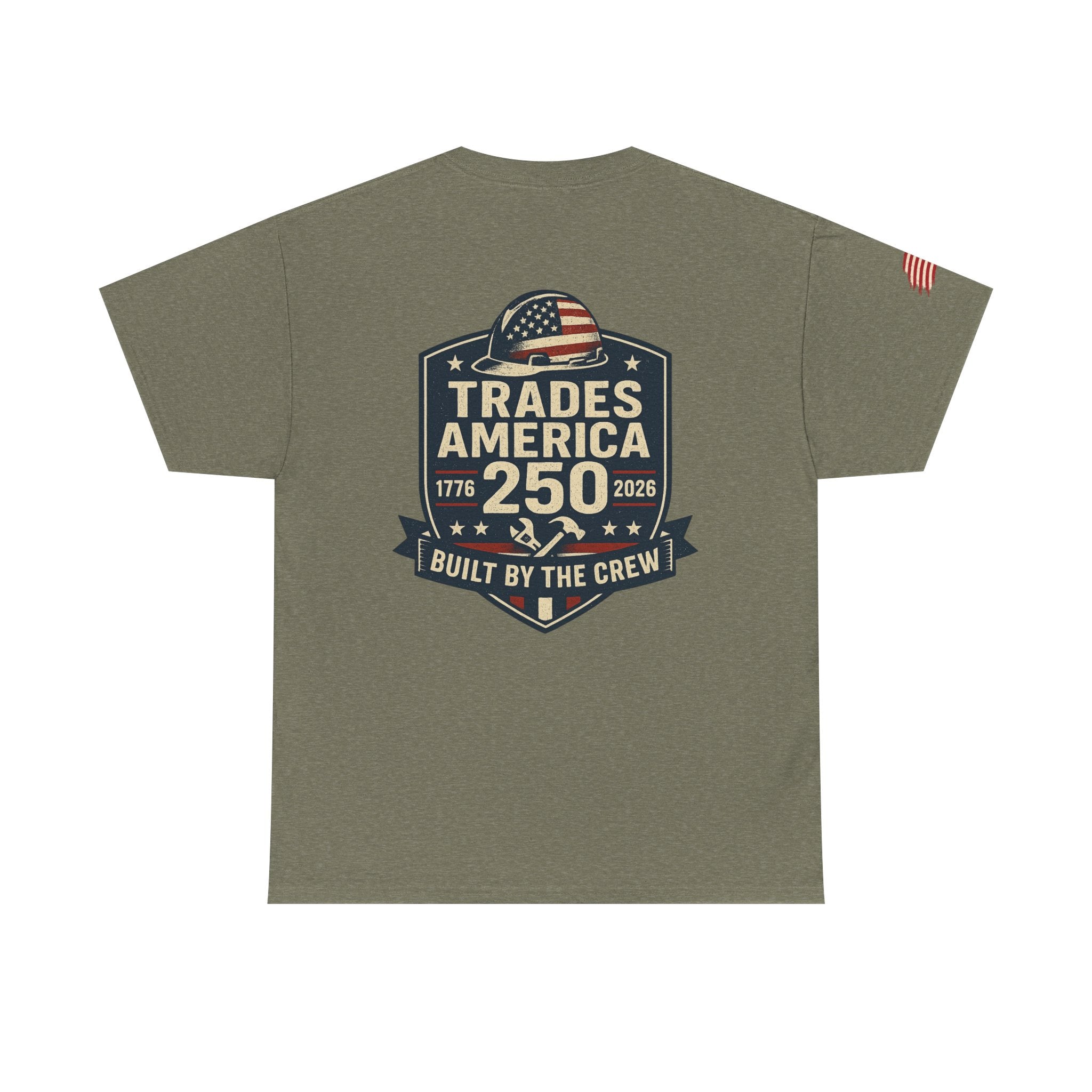 Trades America 250 - Built By The Crew Front/Back