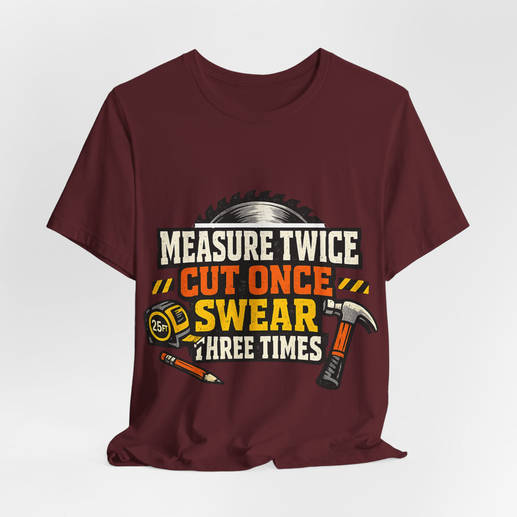 Measure Swear Repeat Construction Hoodie