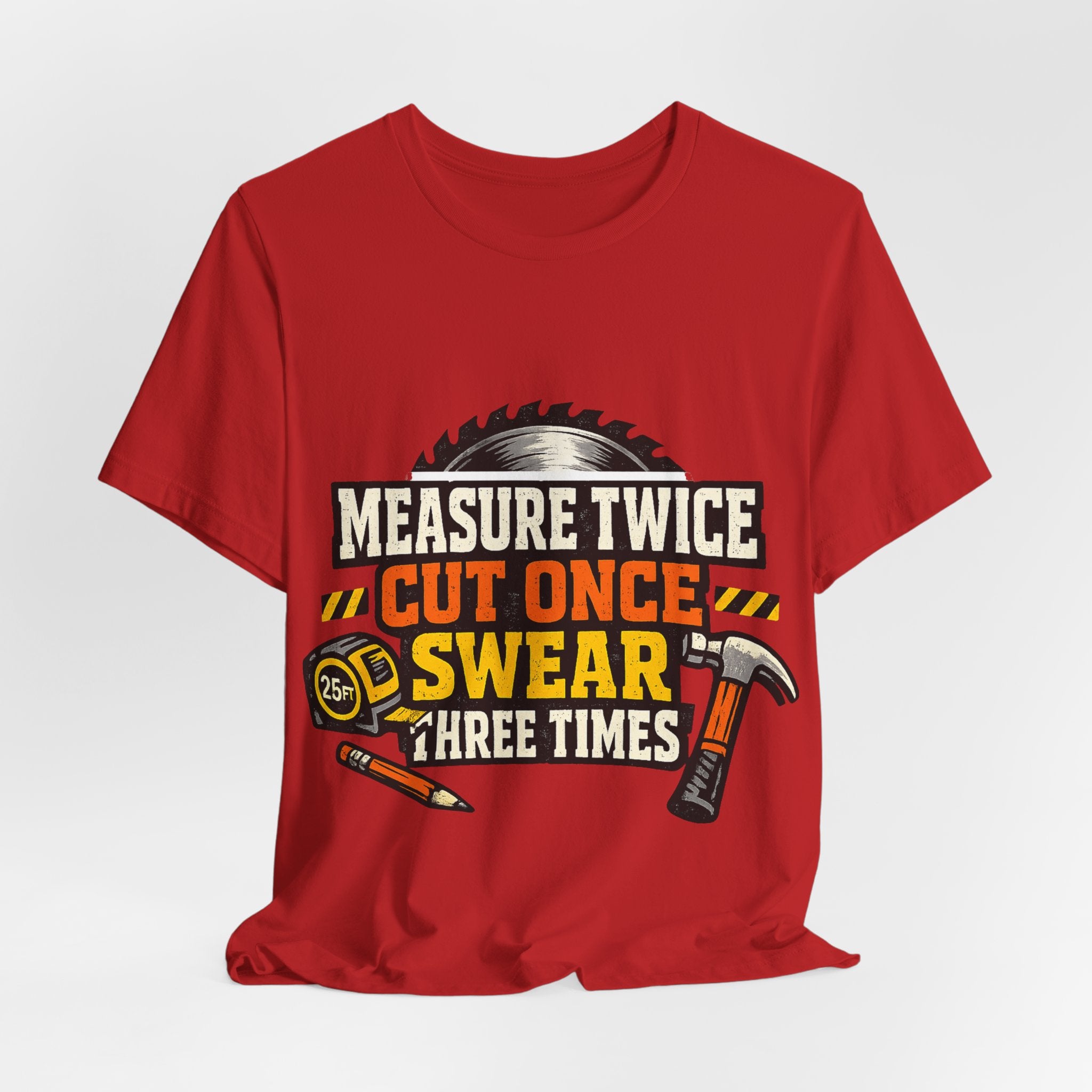 Measure Swear Repeat Construction Hoodie