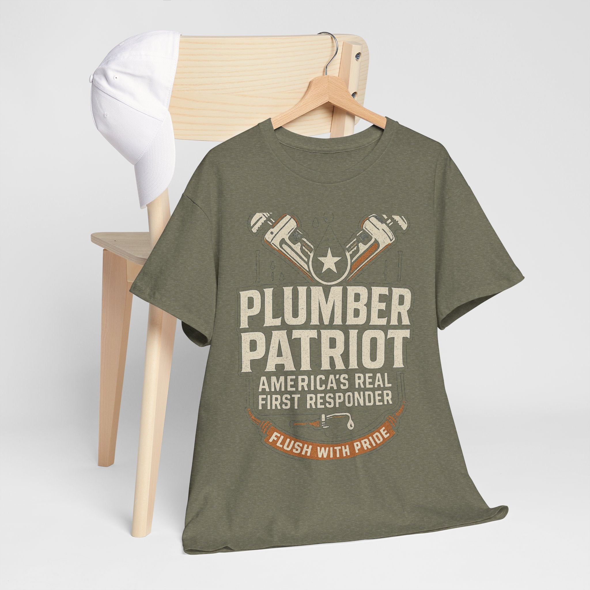 Plumber Patriot's Trade Tee
